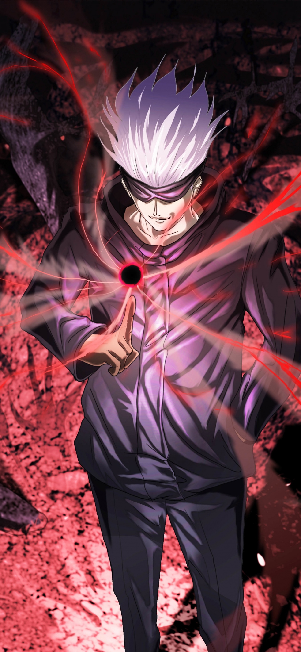 1290x2780 Satoru Gojo Wallpaper 4K, Artwork, Jujutsu Kaisen, Phone