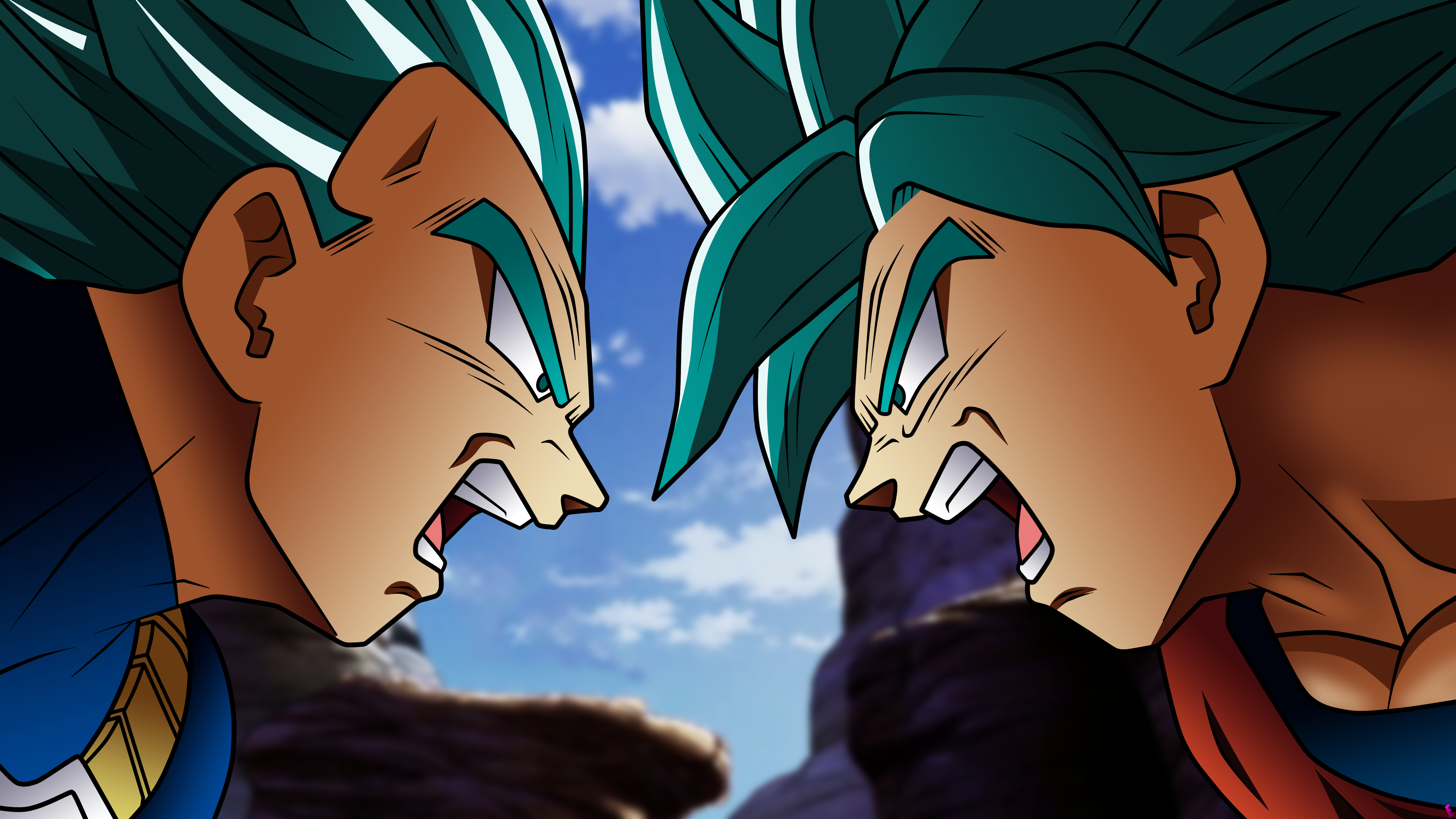 5760x3240 Goku And Vegeta Wallpaper 4k HD Wallpaper, Desktop