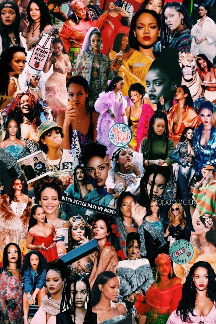 750x1130 Egirl Aesthetic Wallpaper Collage. Rihanna, 90s wallpaper, Rap, Phone