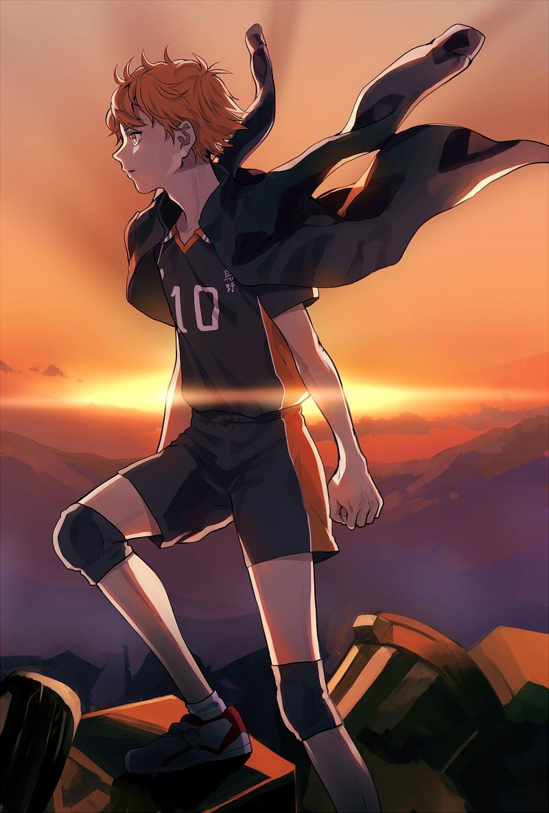 800x1190 Anime, Kurosu Juu, Haikyuu, Hinata Shouyou, Knee Pads, Phone
