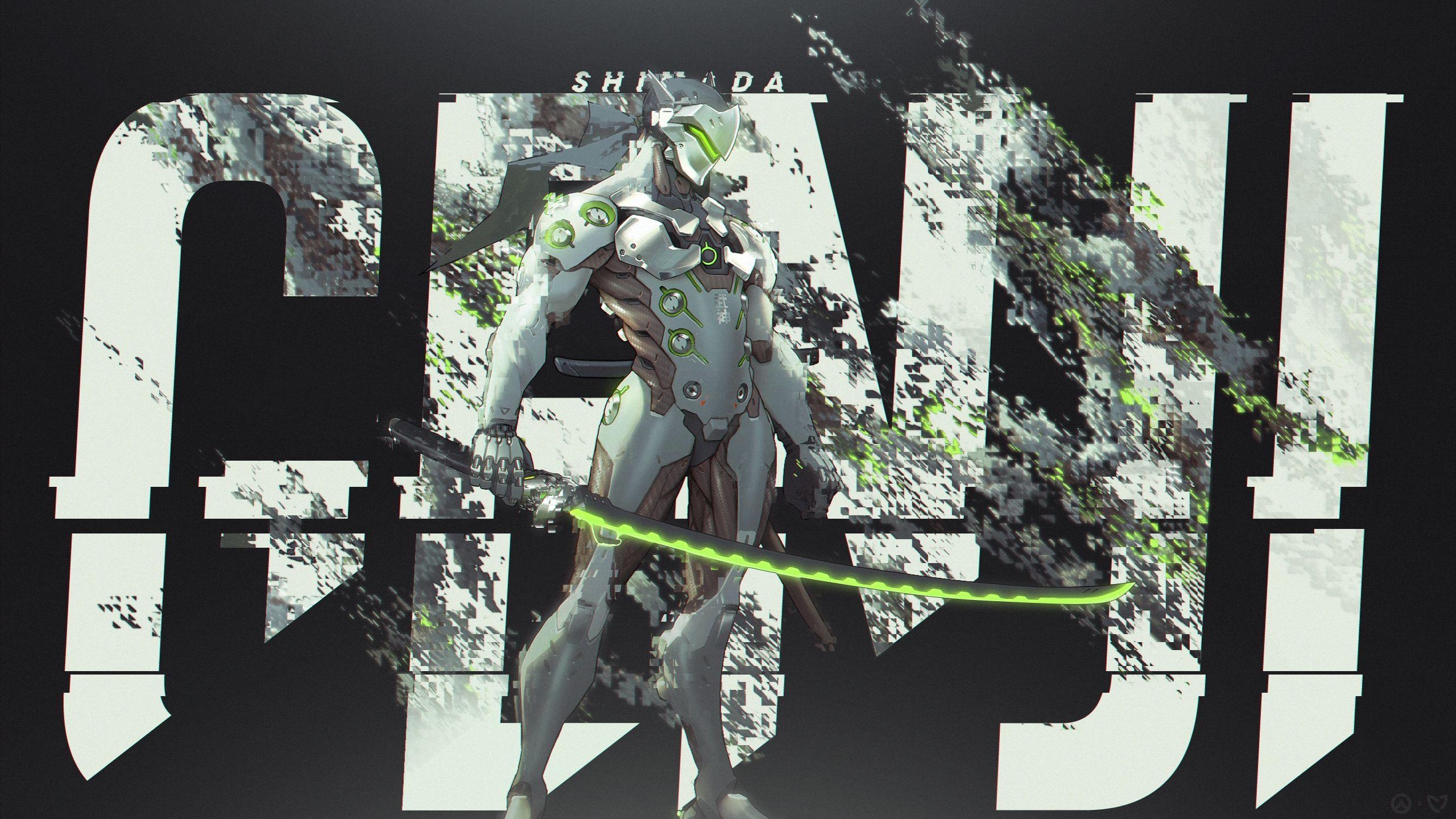 2560x1440 Wallpaper Genji, Overwatch, HD, Games, Desktop