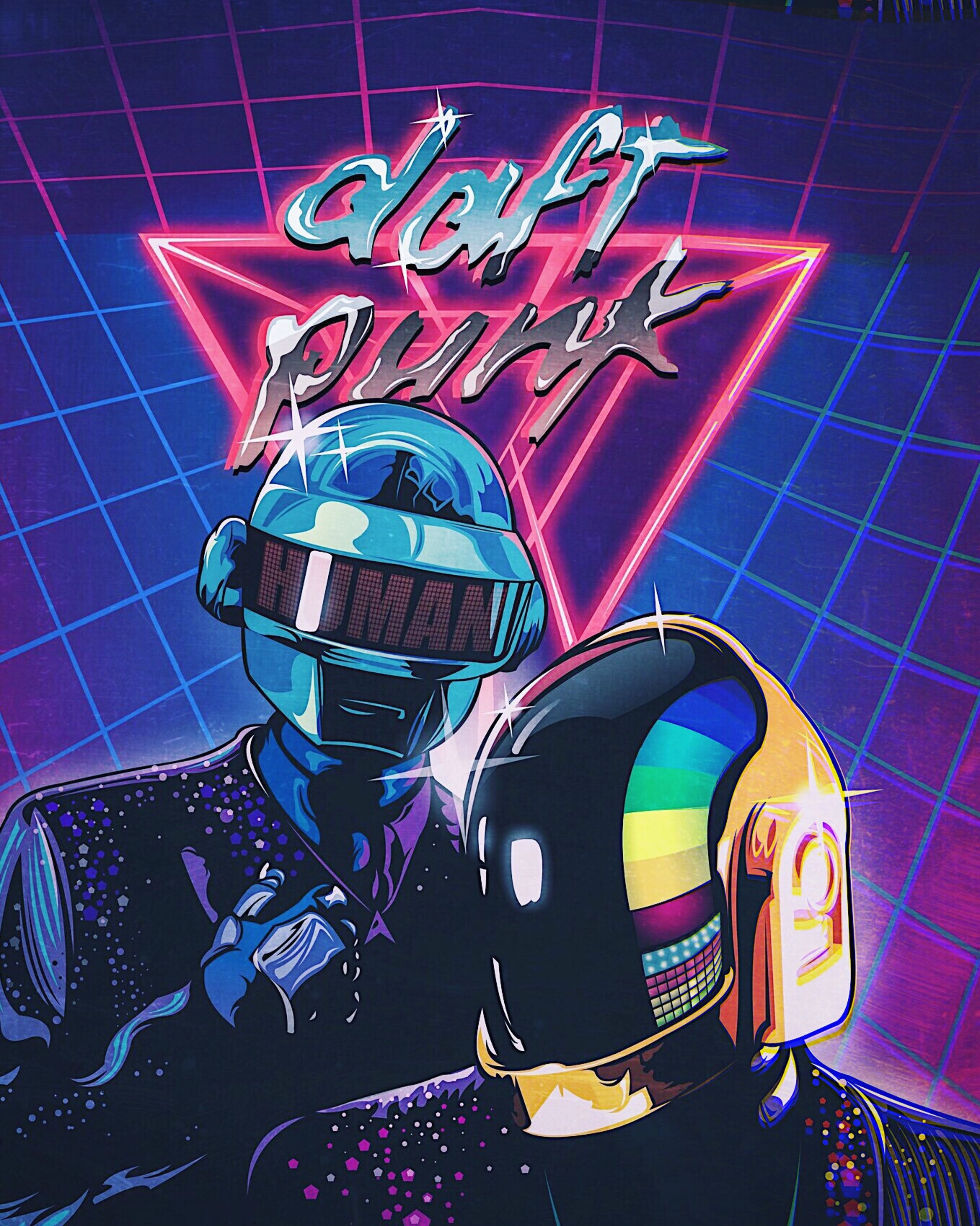 2800x3510 Daft Punk poster. Daft punk poster, Punk poster, Daft punk, Phone