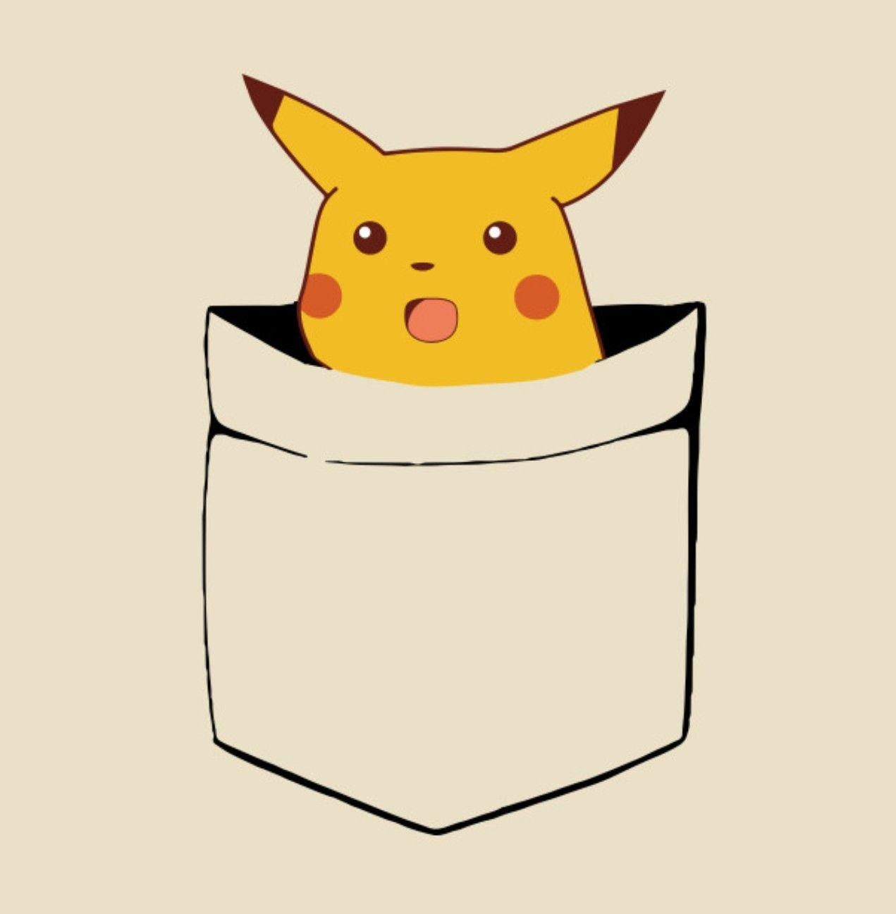 1280x1300 Surprised Pocket Pikachu, Pokemon. Pokemon, Pikachu, Phone