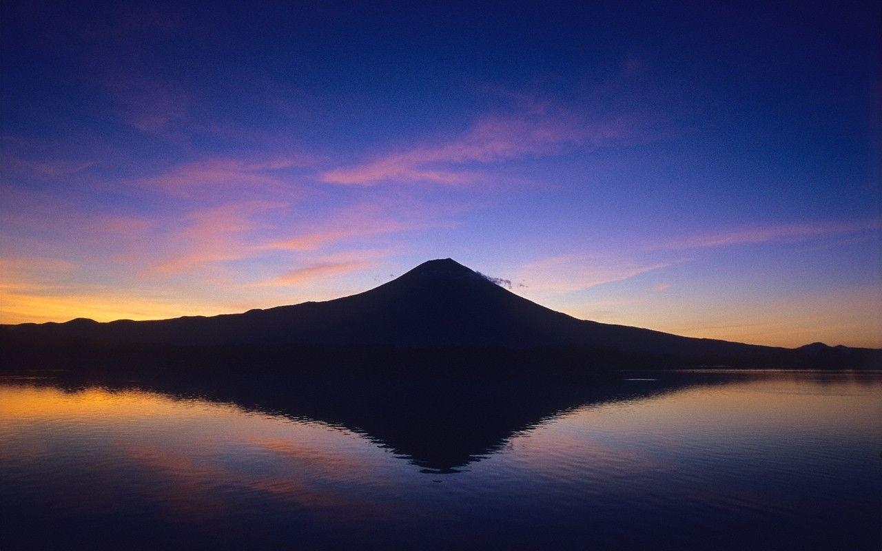 1280x800 Mount Fuji Japan Sunset Travel photo and wallpaper, Desktop