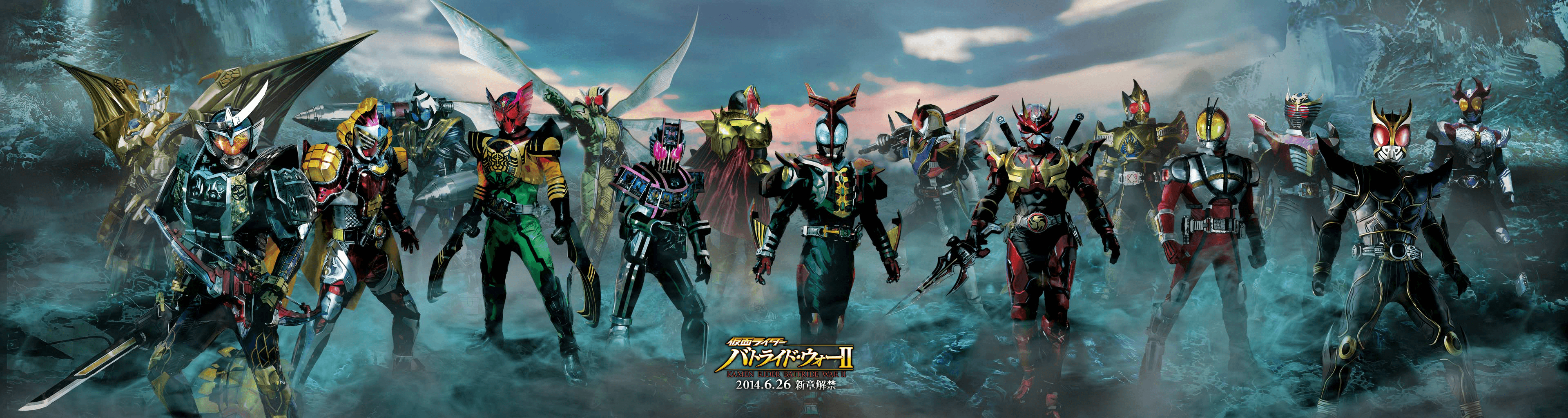 3840x1030 Kamen Rider Wallpaper, Dual Screen