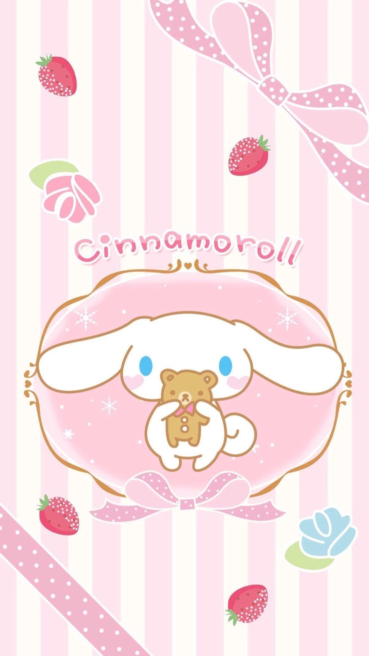 1200x2140 Kawaii Strawberry Wallpaper, Phone