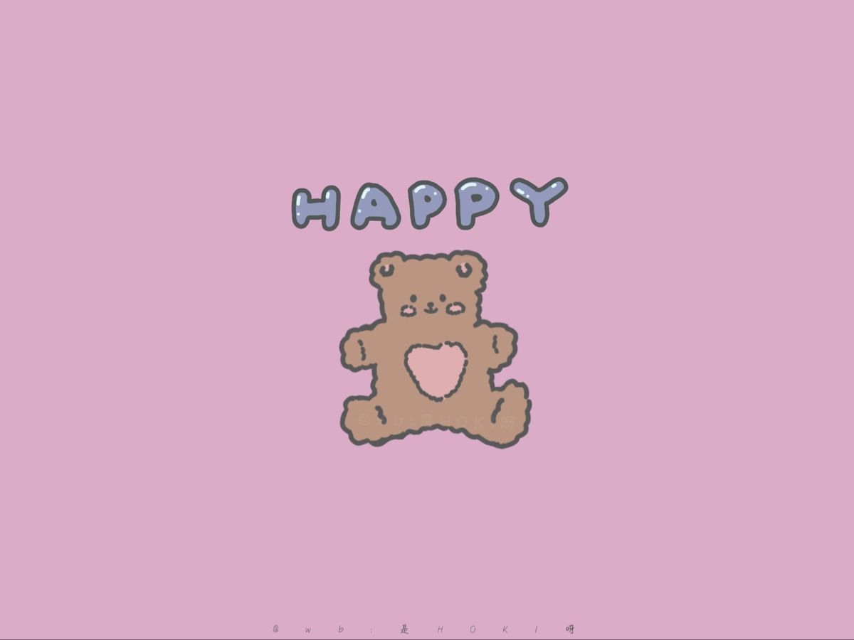 1200x900 WALLPAPER IPAD & LAPTOP. Cute doodles, Bear wallpaper, iPad wallpaper, Desktop