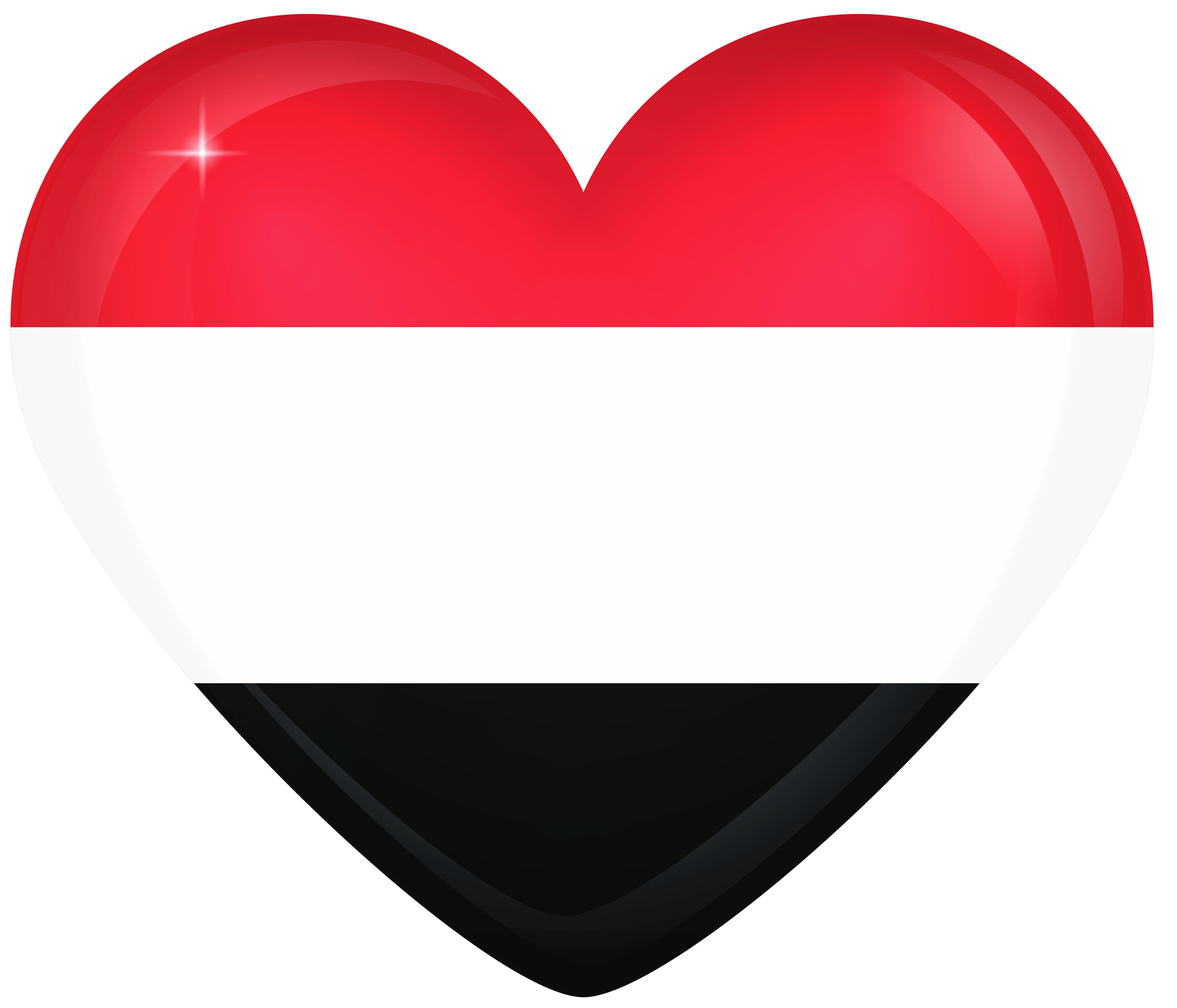 6000x5140 Yemen Large Heart Flag Quality Image, Desktop