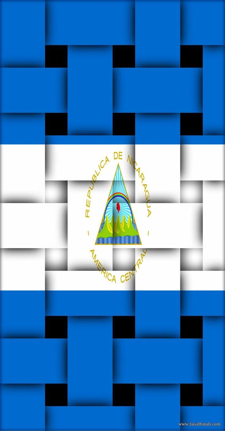 740x1410 Nicaragua flag ideas only. Makeup to cover, Phone