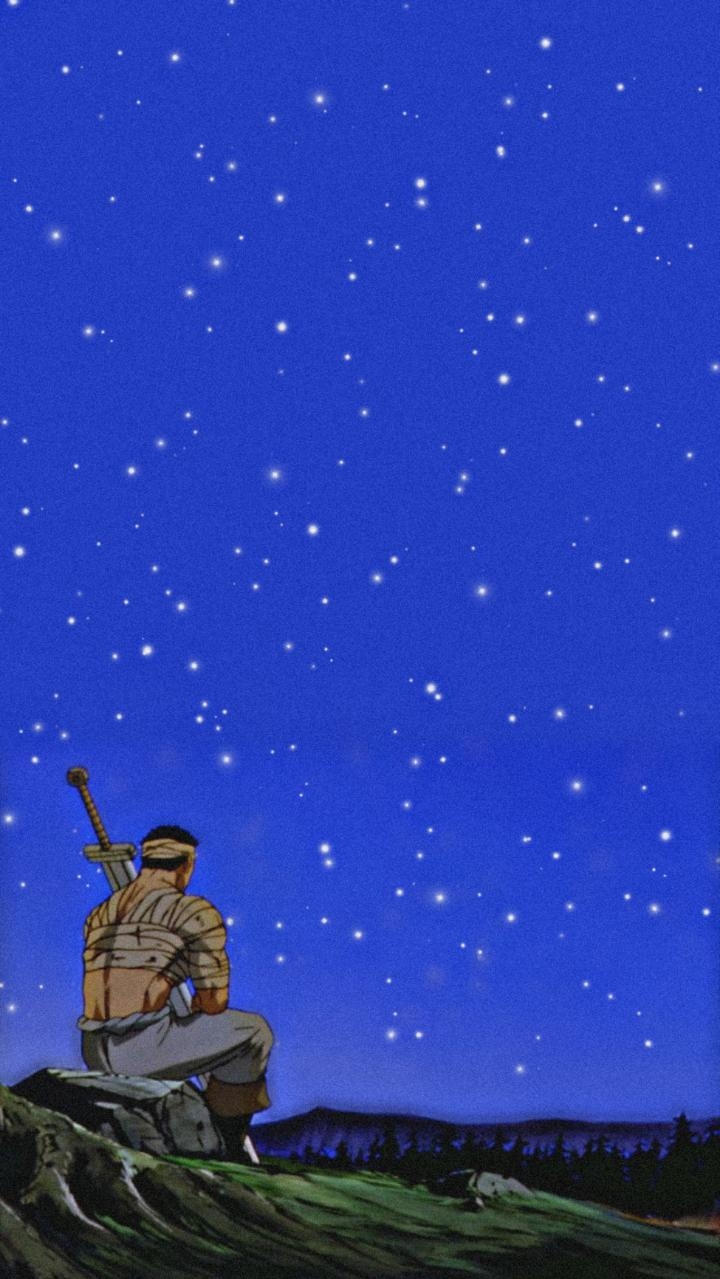 720x1280 a simple wallpaper I made from a shot in the 1997 anime, Phone