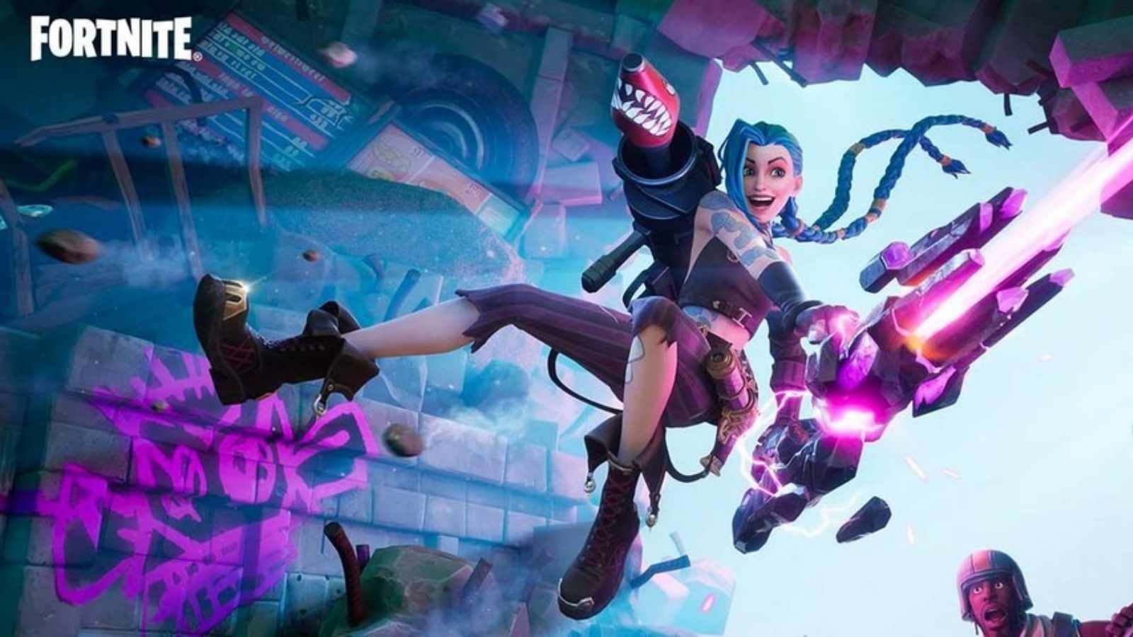 1600x900 How to get Fortnite Arcane Jinx skin for free in Chapter 2 Season 8 using Redeem codes FirstSportz, Desktop