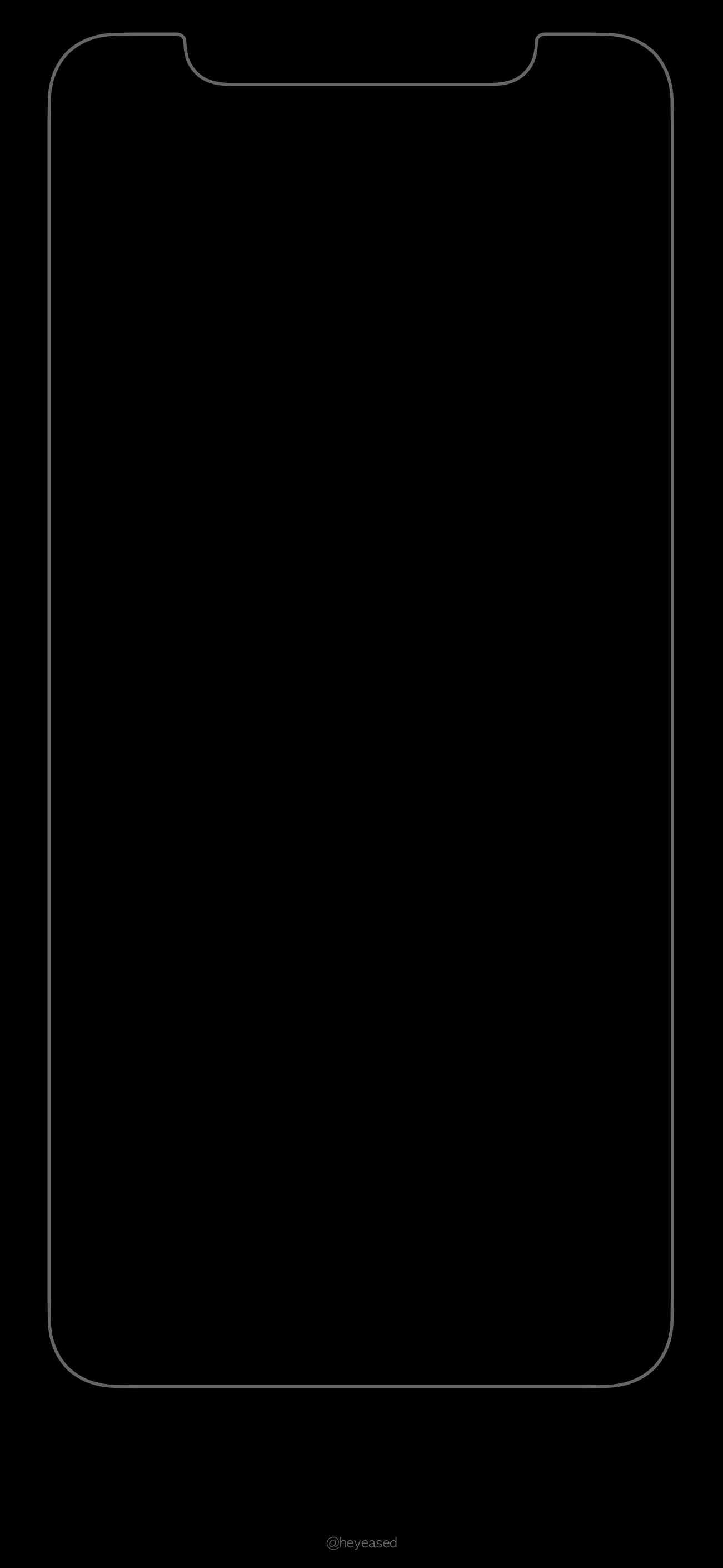 1310x2820 All black wallpaper, Phone