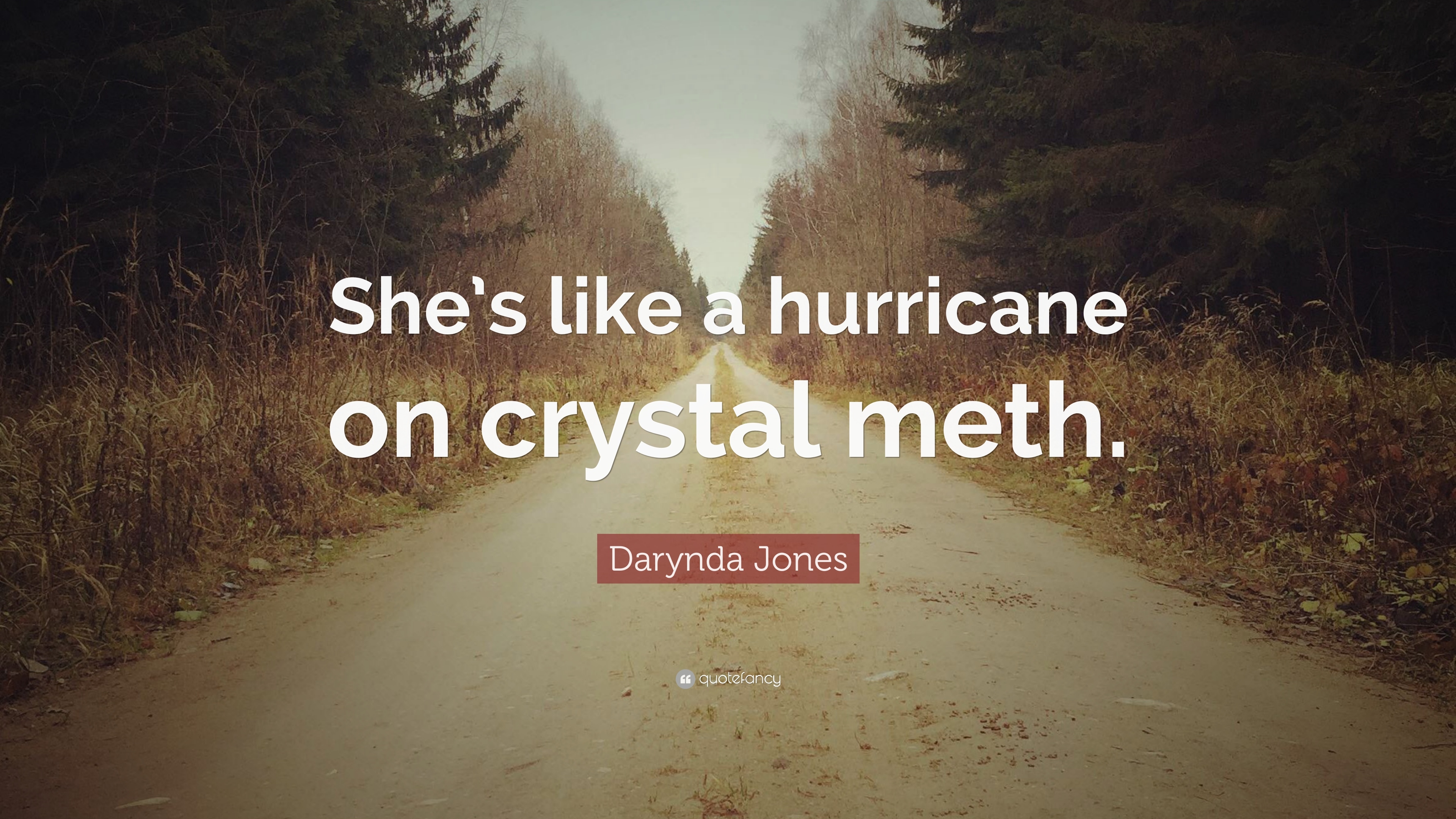 3840x2160 Darynda Jones Quote: “She's like a hurricane on crystal meth, Desktop