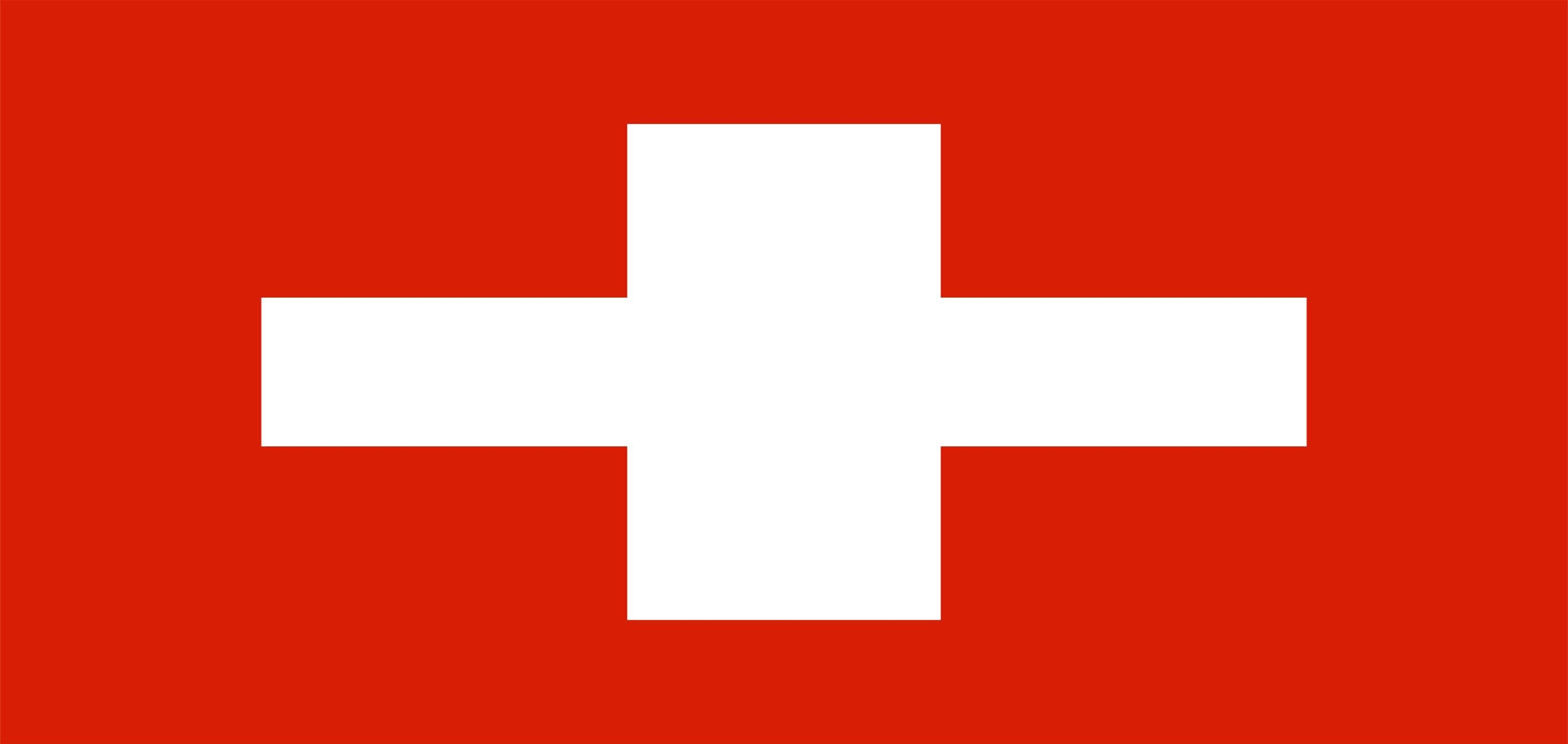 3410x1620 Switzerland Flag. National Flag of Switzerland, Dual Screen