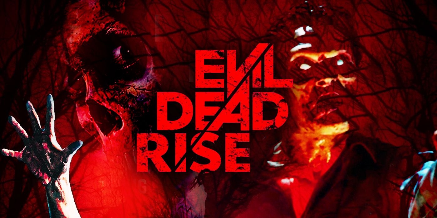 1400x700 New Evil Dead Rise Image Teases Expansion of Sam Raimi's Universe, Dual Screen