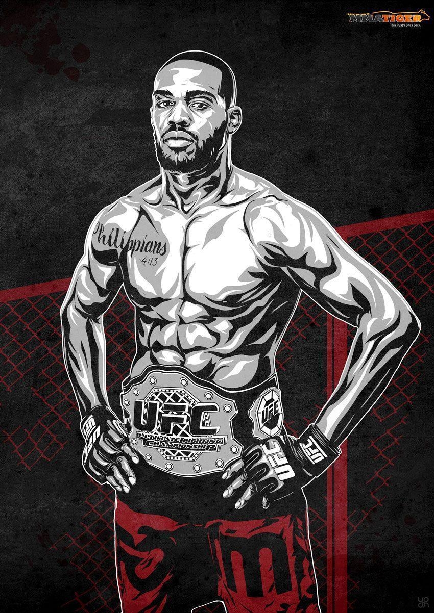 850x1210 Jon Jones: Anderson Silva Showed Greatness, Phone