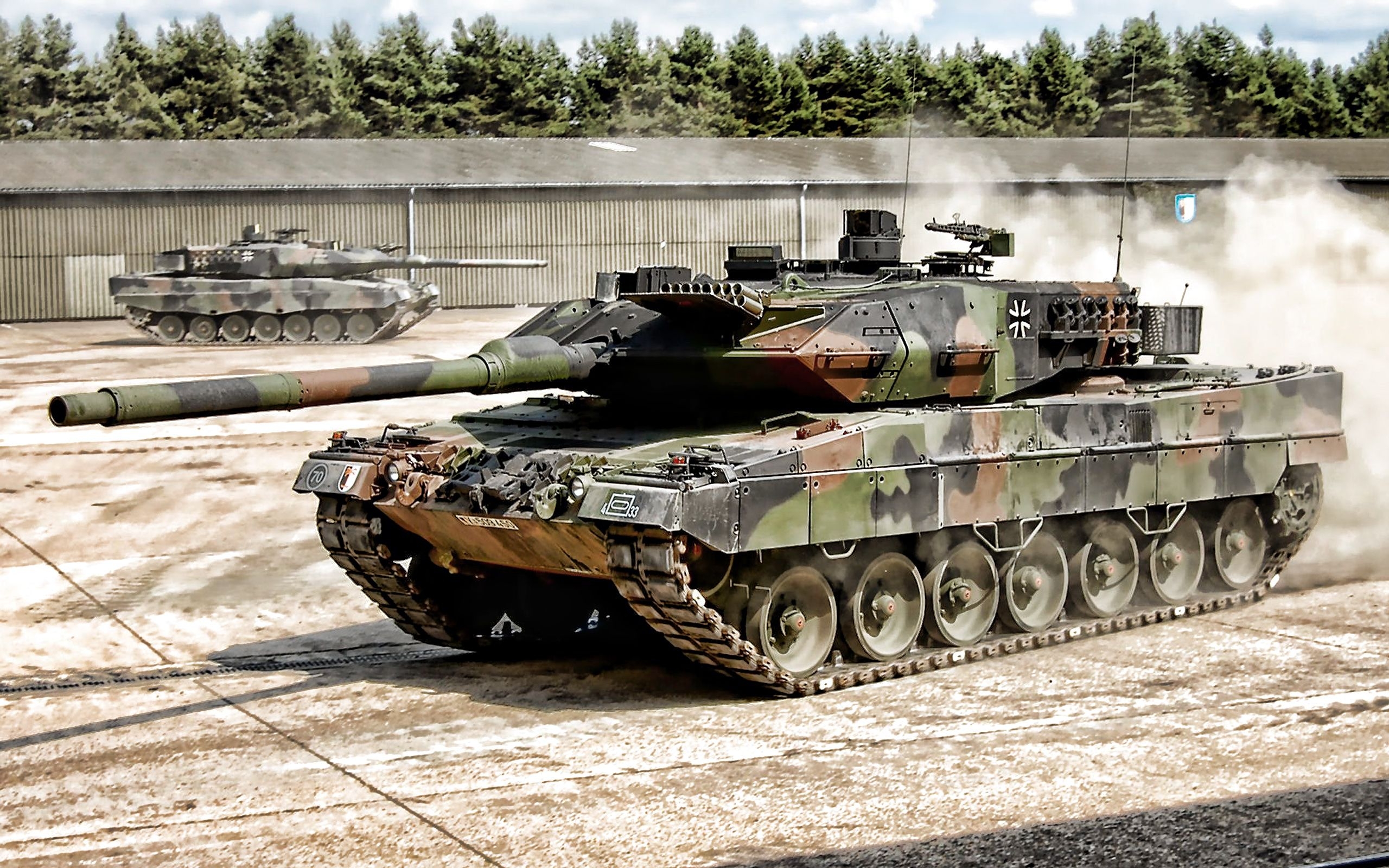 2560x1600 Download wallpaper Leopard 2A German main battle tank, Leopard German Army, modern tanks, Bundeswehr, Desktop