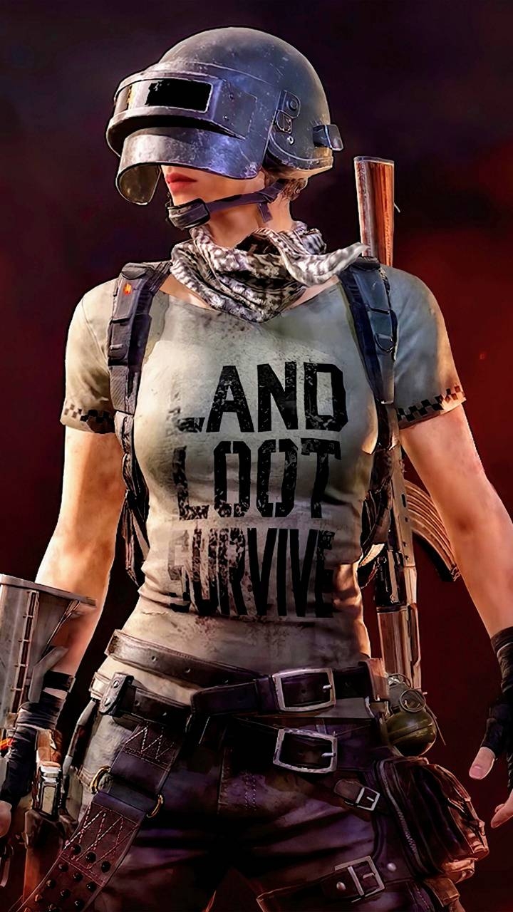 720x1280 PUBG Girl wallpaper, Phone