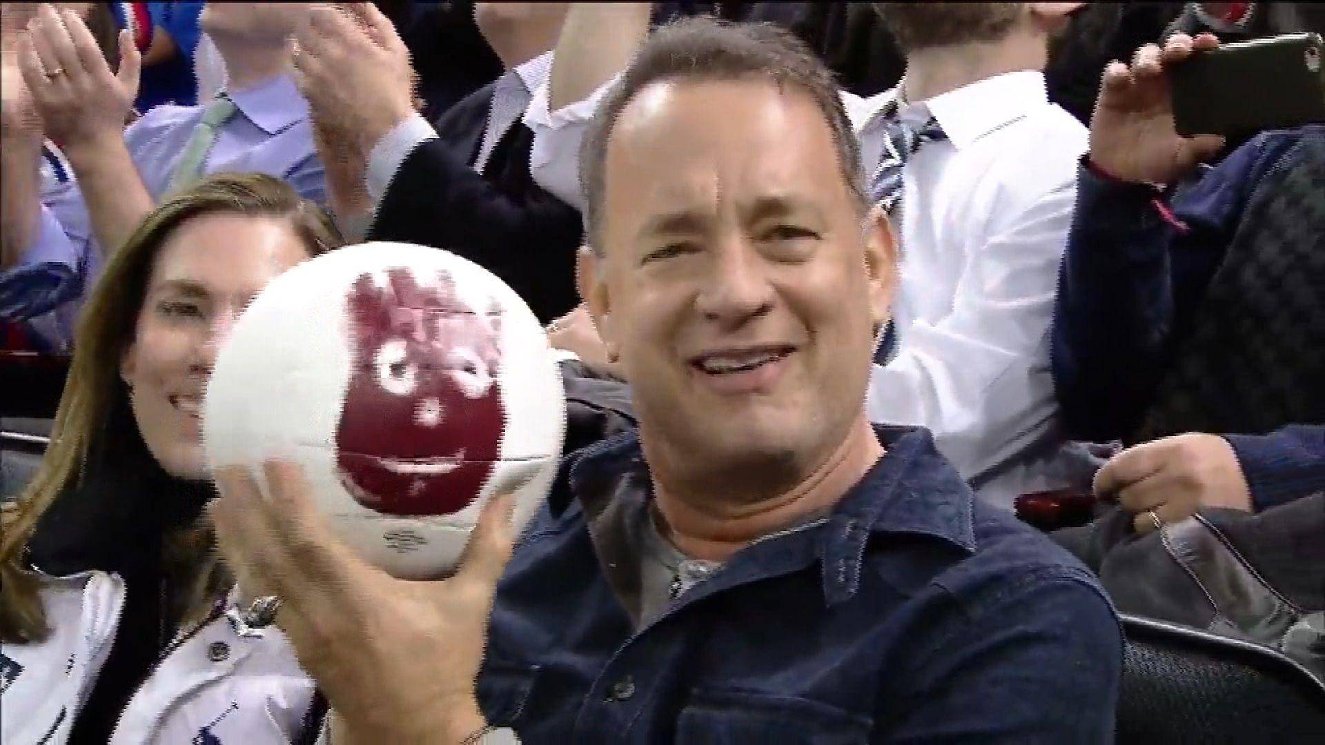 1920x1080 Tom Hanks Reunites With His 'Cast Away' Co Star, Wilson, Desktop