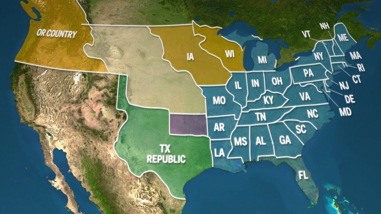 1280x720 How The US Map Has Changed In 200 Years, Desktop