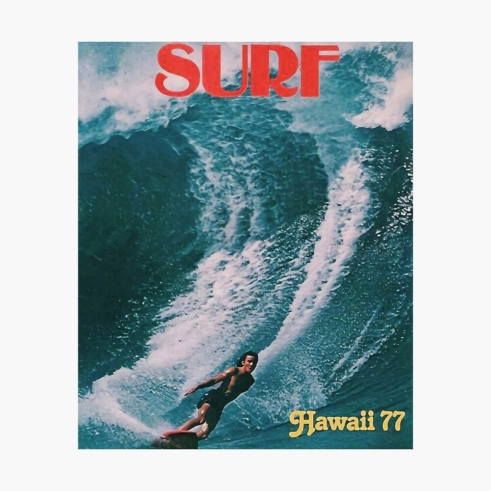 1000x1000 LETS GO SURFING Poster, Phone