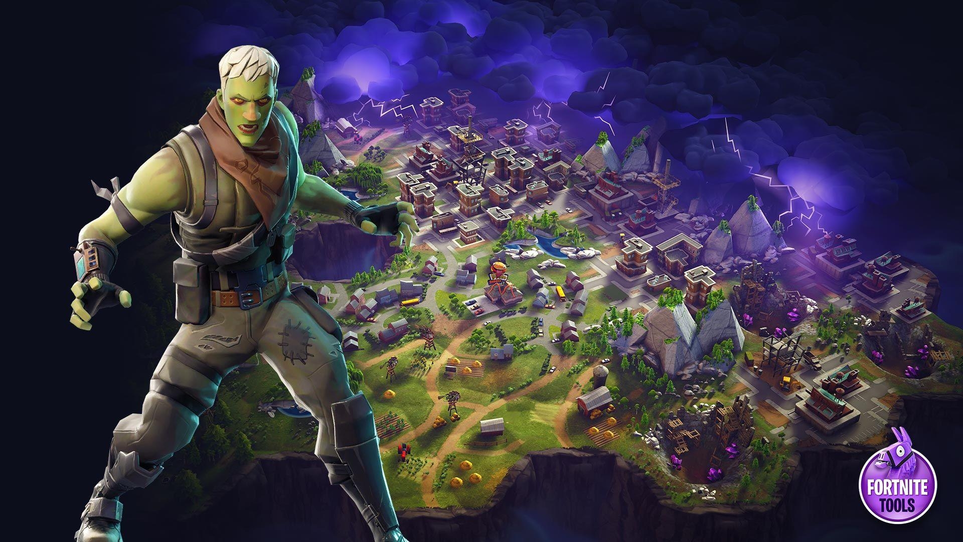 1920x1080 Fortnite Skin Brainiac Wallpaper, Desktop