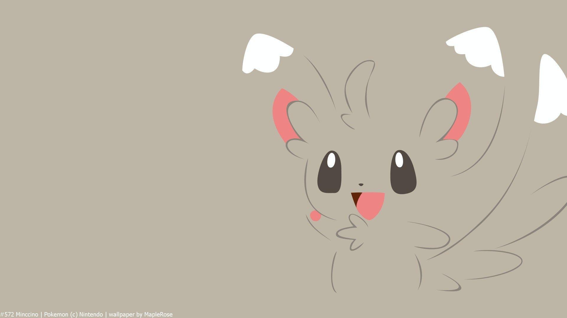 1920x1080 Minccino, Minimal, Pokemon, Pokemon Generation V HD Wallpaper, Desktop