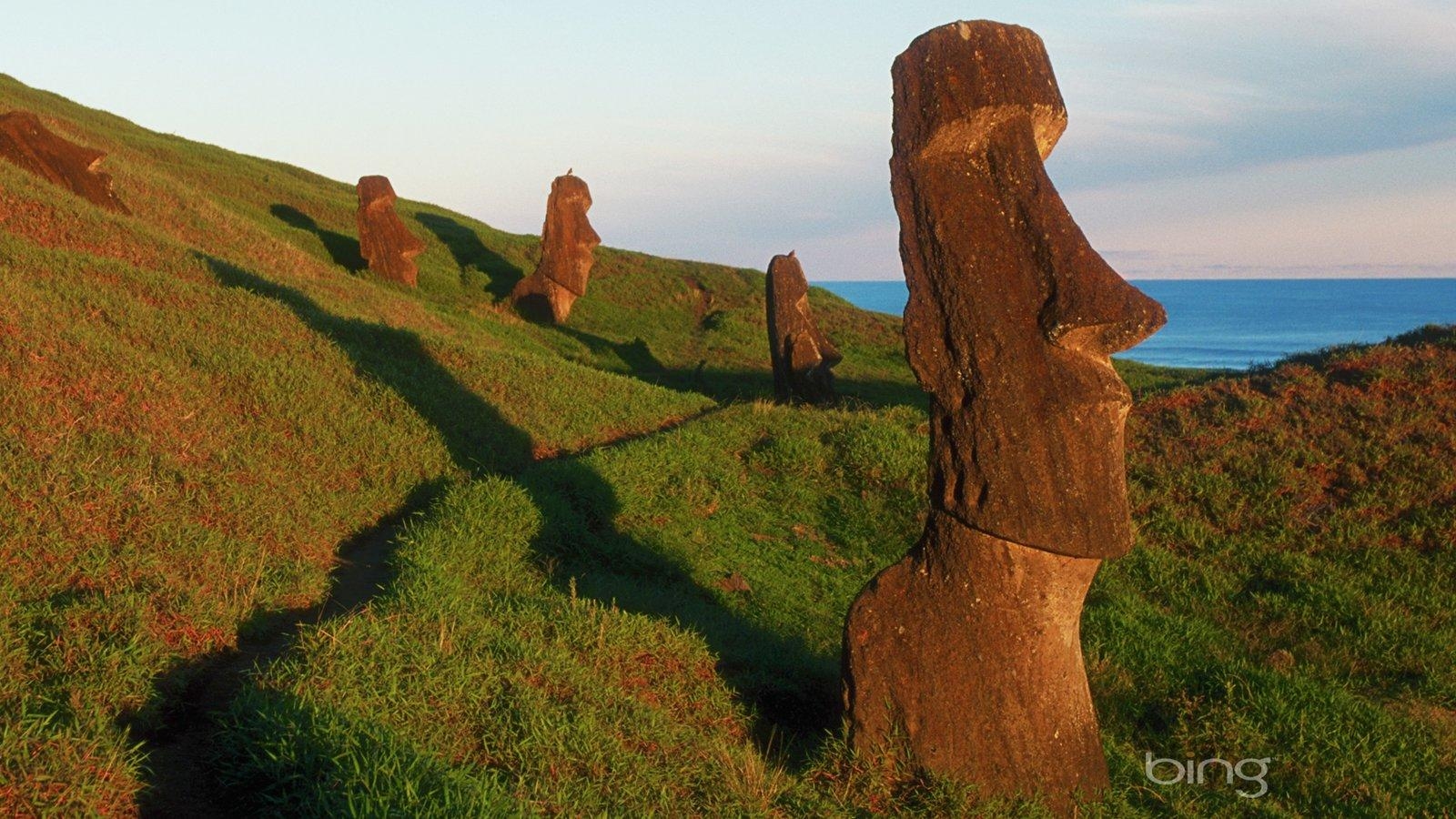 1600x900 Mysterious Moai statues on Easter Island 19688 Wallpaper, Desktop