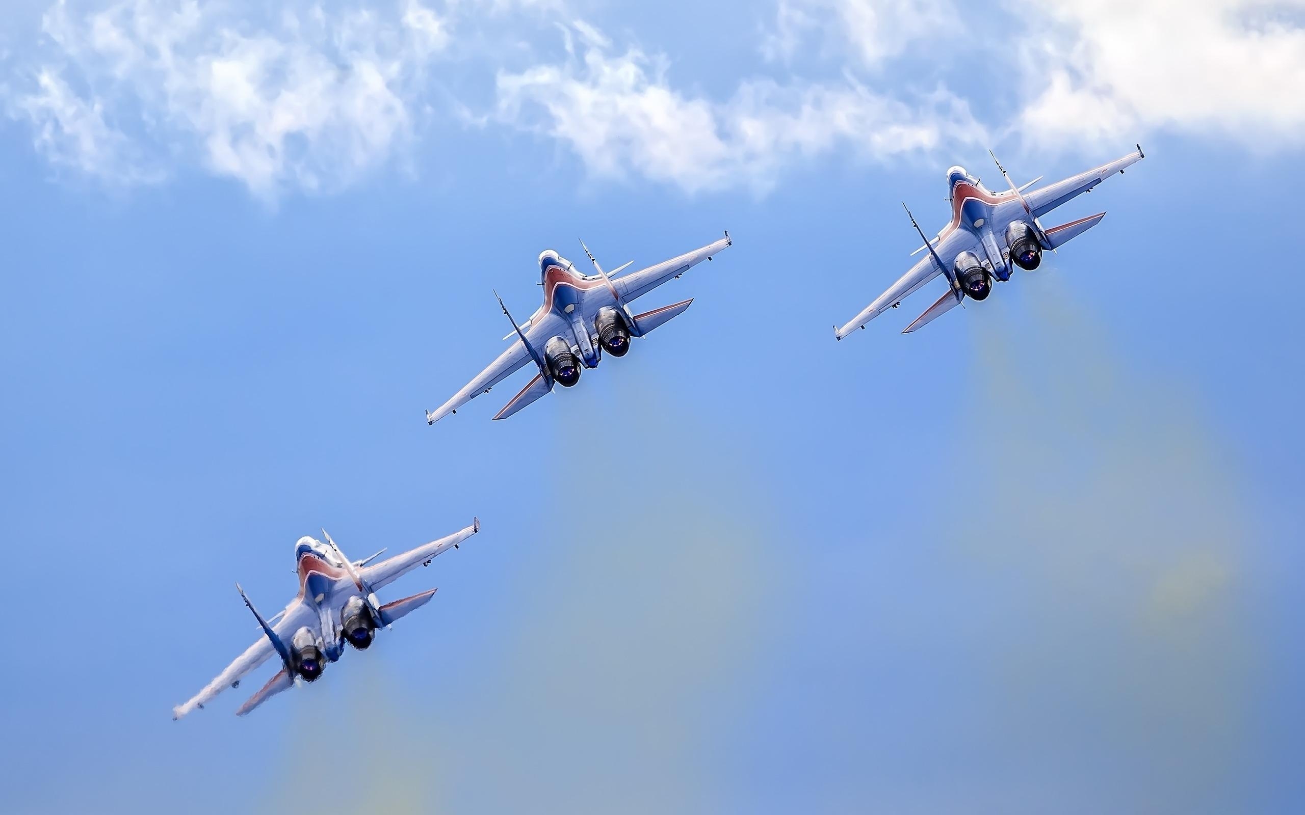 2560x1600 Download Wallpaper Su 30SM, Russian Fighter, Military Aviation, Desktop