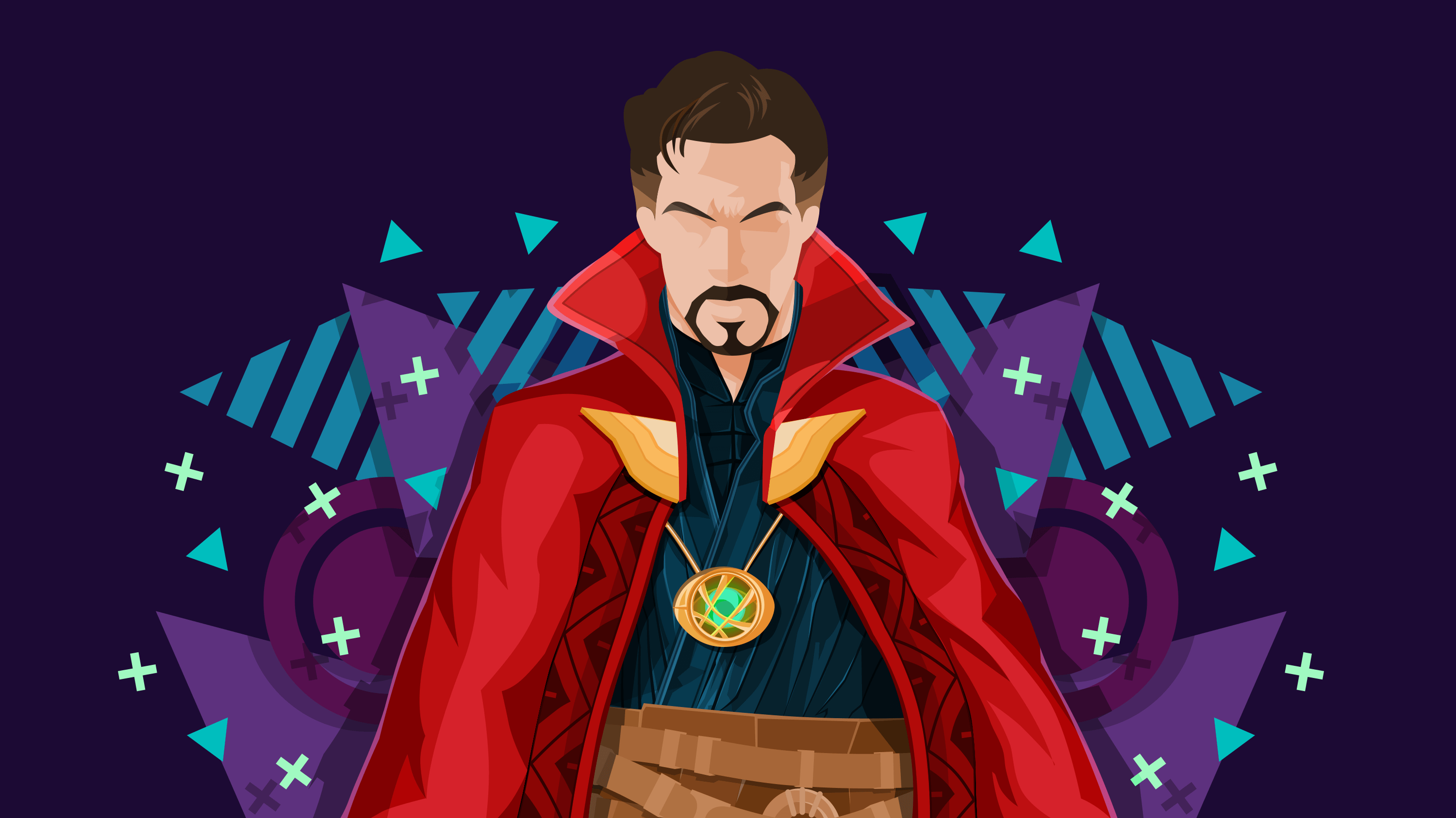 3000x1690 Wallpaper Doctor Strange, Artwork, Minimal, HD, Movies, Desktop