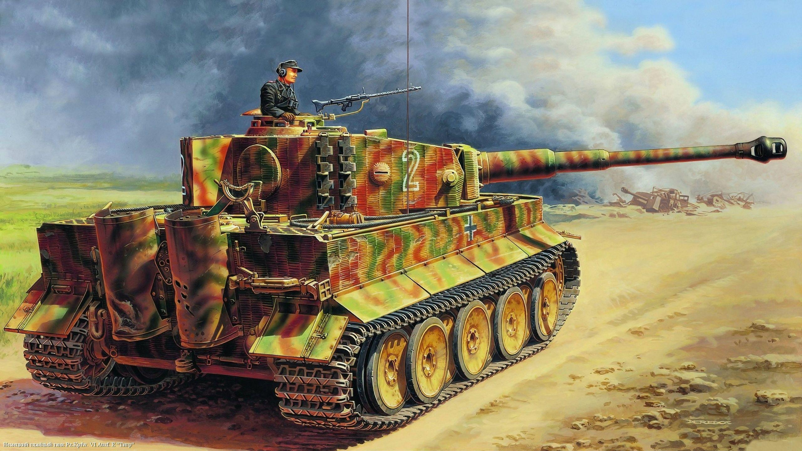 2560x1440 Tiger Tank Wallpaper Desk, Desktop