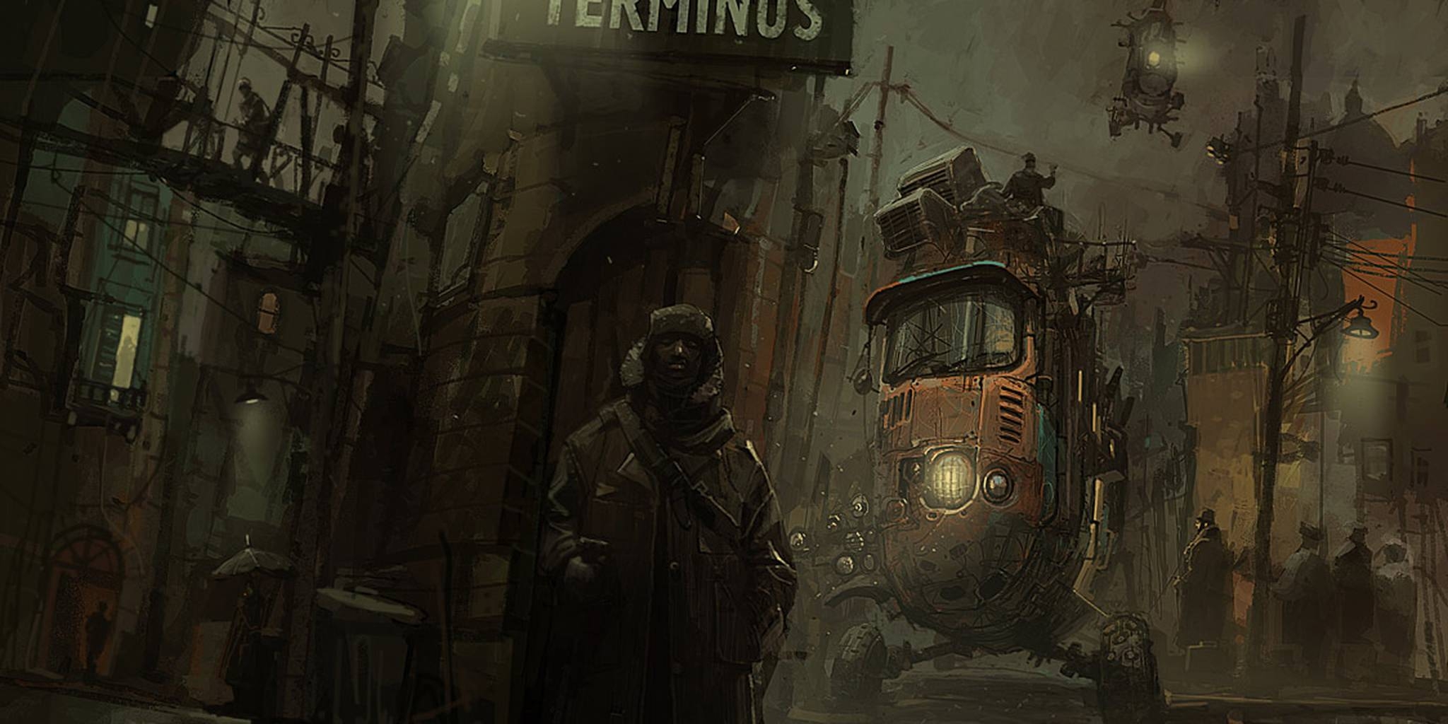 2050x1030 Dieselpunk Wallpaper, Desktop