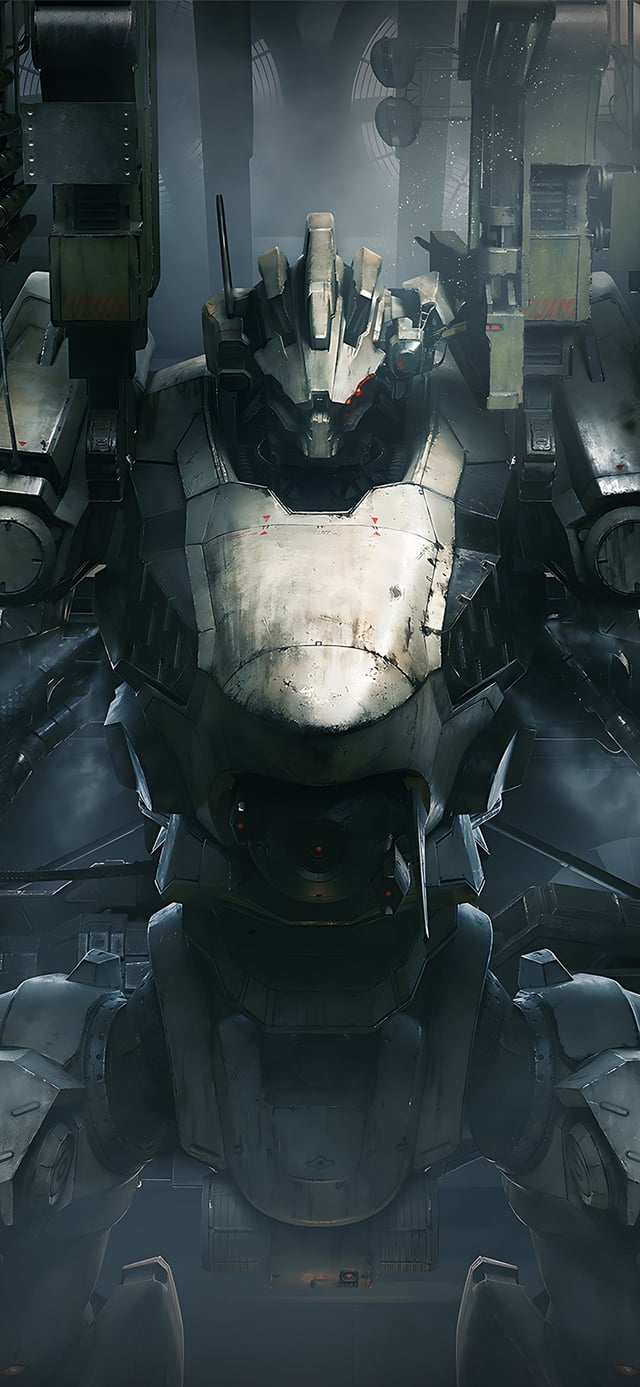 640x1390 Armored Core Hangar Artwork Wallpaper [FULL RES], Phone