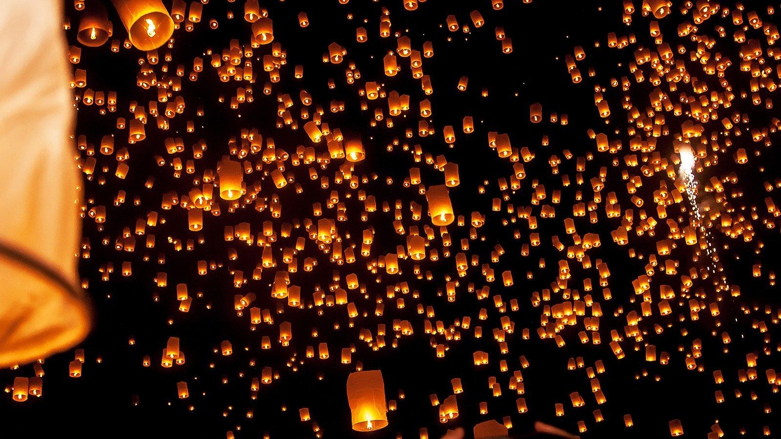 1600x900 How to see thousands of sky lanterns at the Mae Jo event in Chiang Mai, Desktop