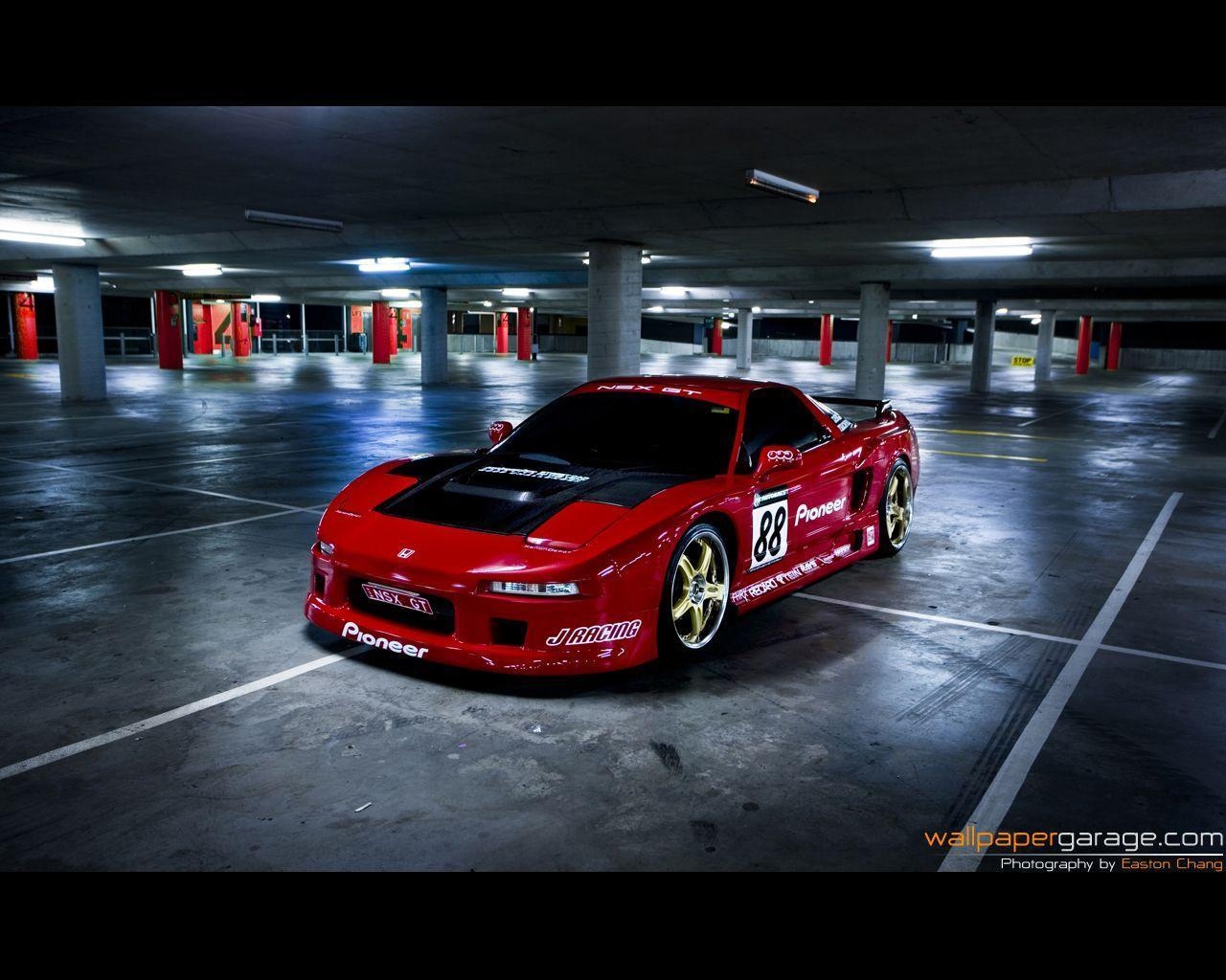 1280x1030 Cars Japanese Honda Red Garage Sport Speed Racer Desktop, Desktop