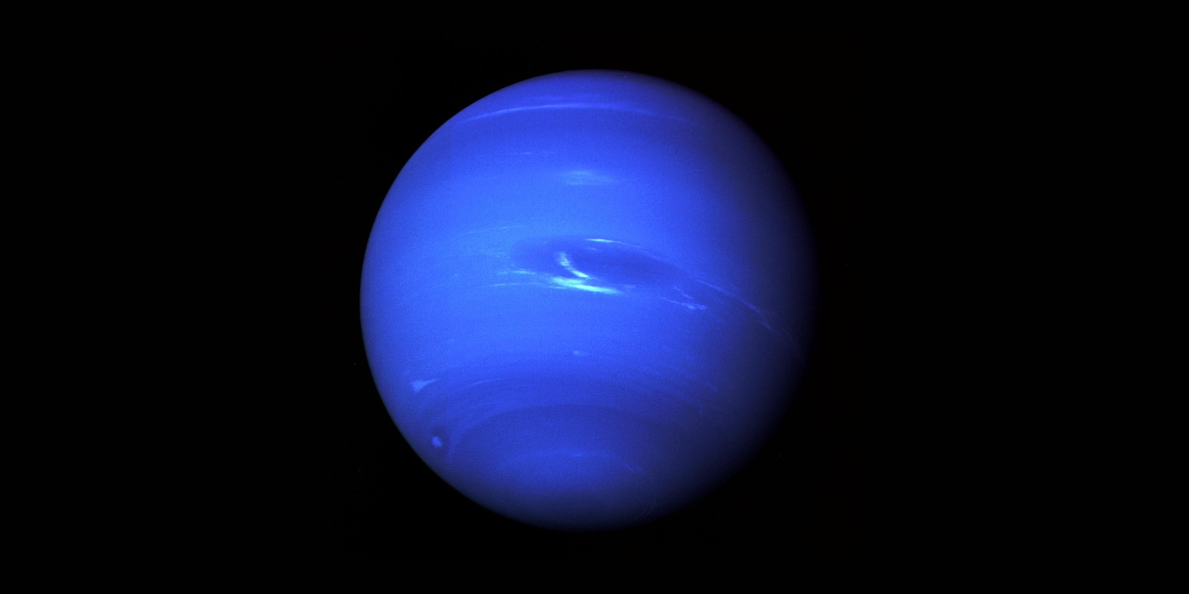 2400x1200 Neptune Is a Windy, Chilly, and Baffling Planet. Let's Go!, Dual Screen