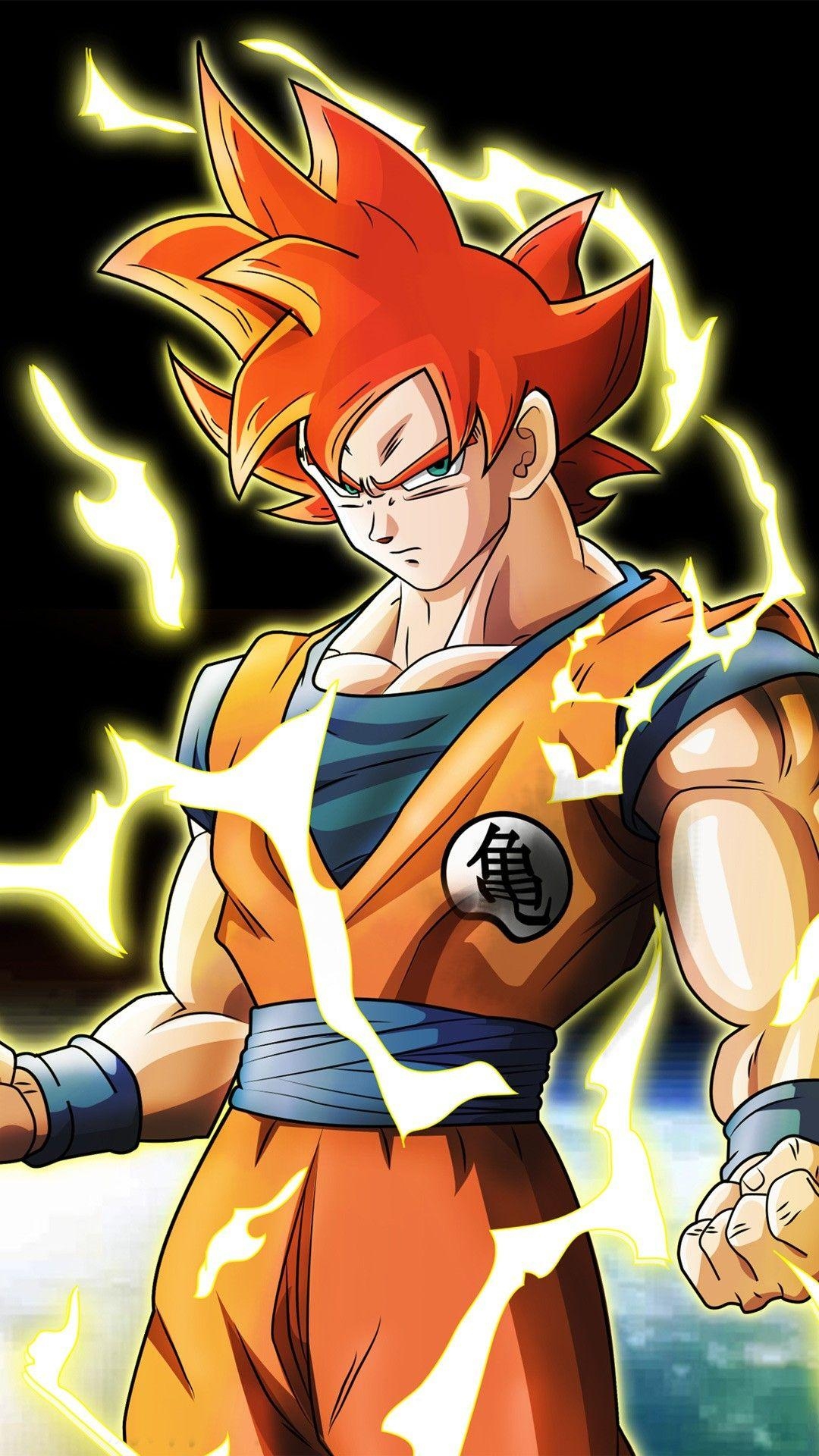 1080x1920 Goku Super Saiyan God HD Wallpaper For Android Android, Phone