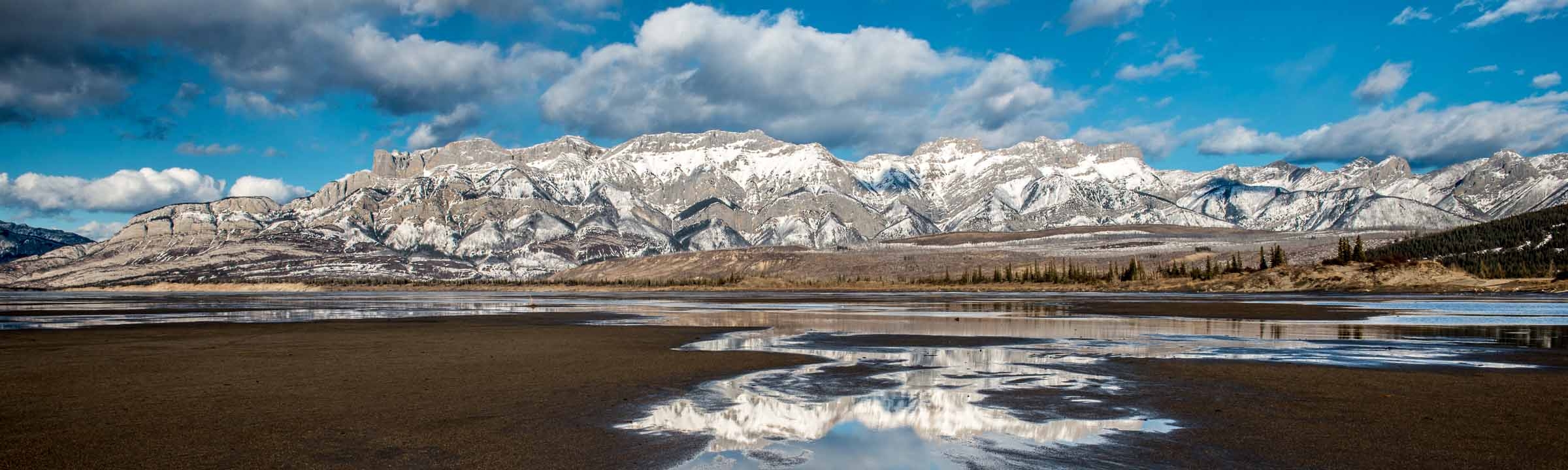 2400x720 Canadian Rockies Wallpaper 17 X 720, Dual Screen