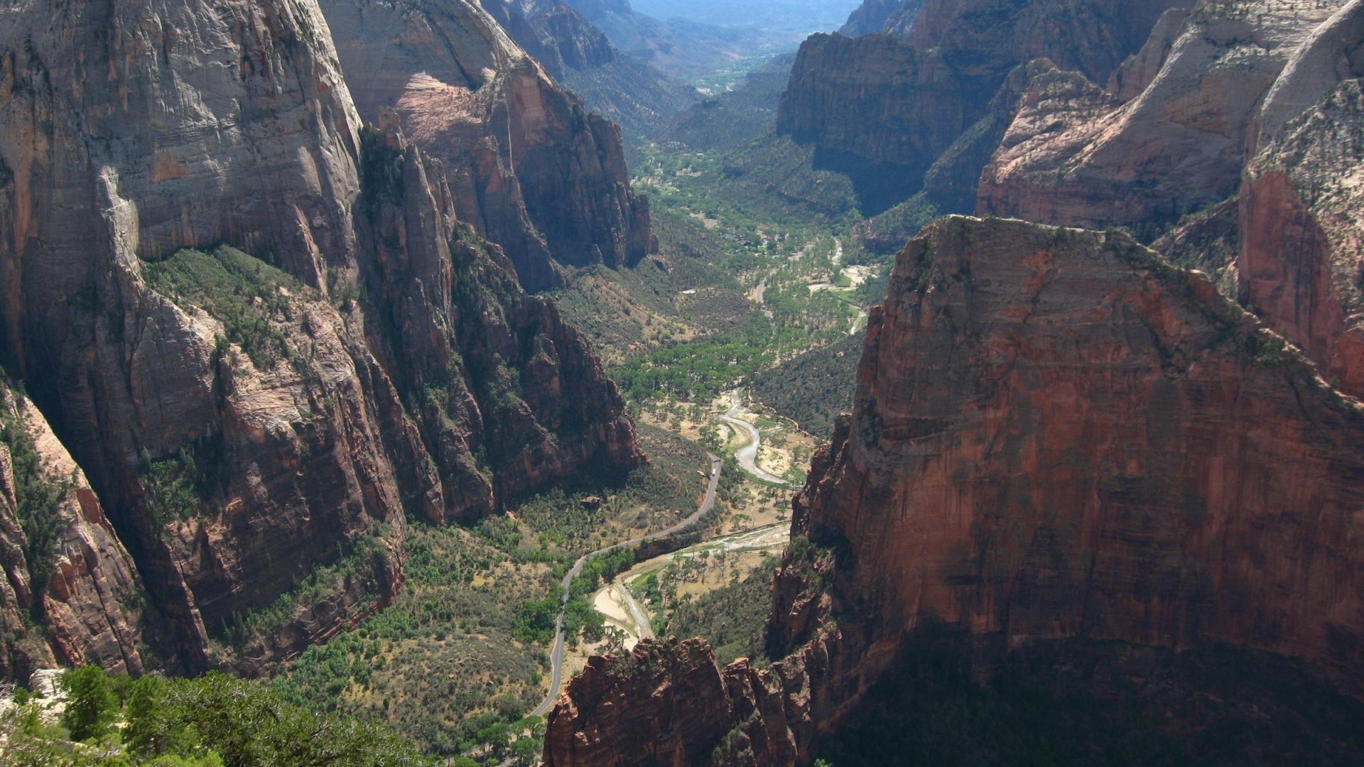 1920x1080 Mountains landscapes nature zion national park wallpaper, Desktop