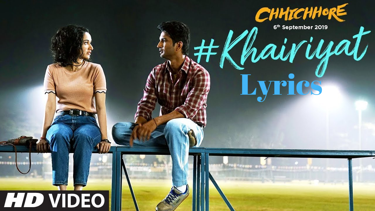 1280x720 KHAIRIYAT LYRICS. Romantic love song, New latest, Desktop