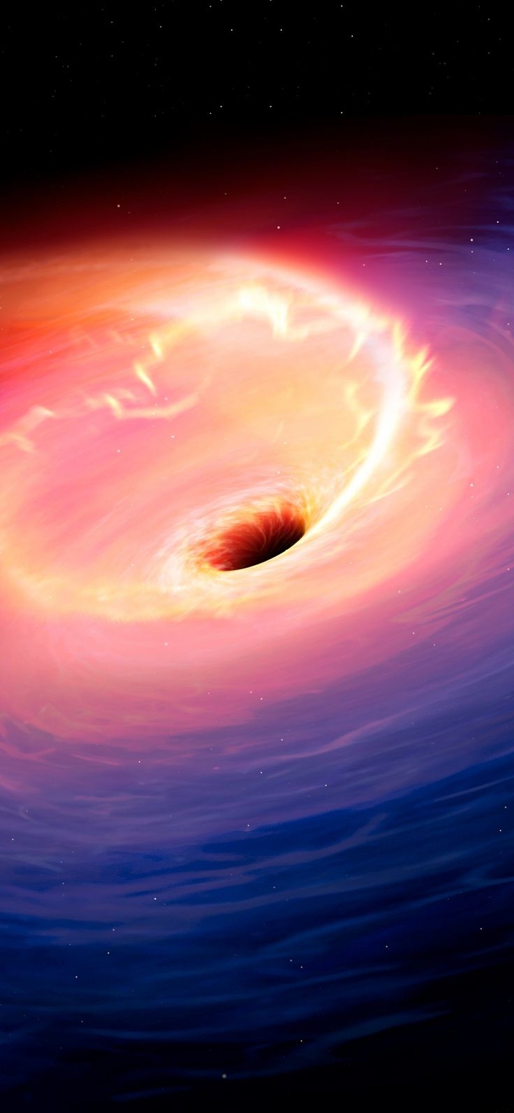 740x1600 Black hole, space, clouds, swirl, art, 1125x2436 wallpaper. Black hole wallpaper, Wallpaper space, Space art, Phone