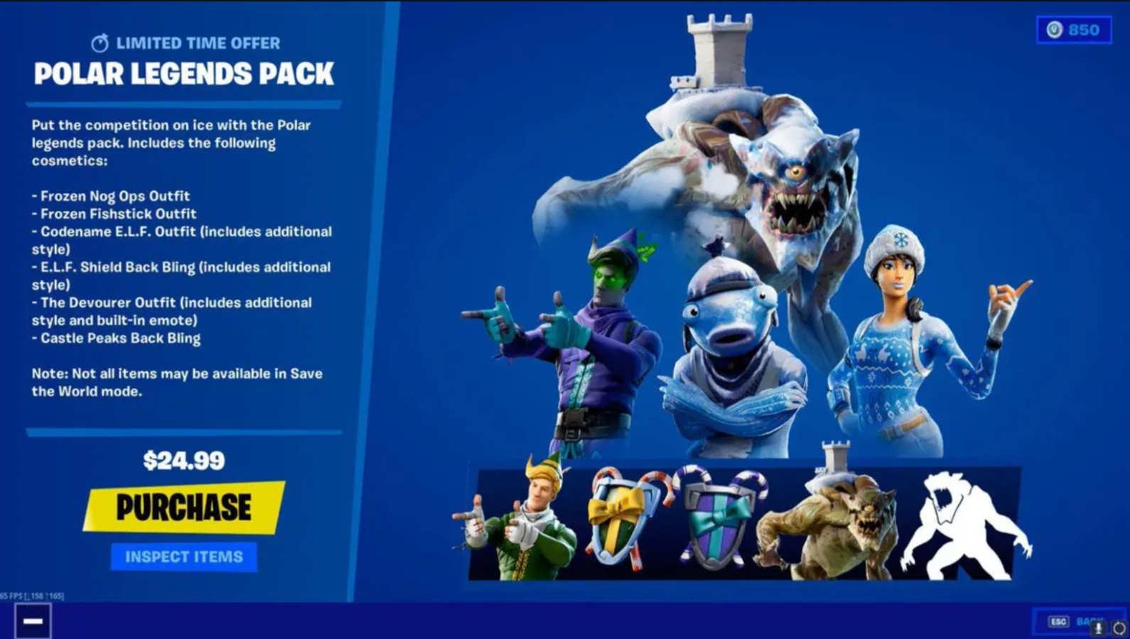 1590x900 Fortnite bundle leak includes incredible Polar Peak monster, Desktop