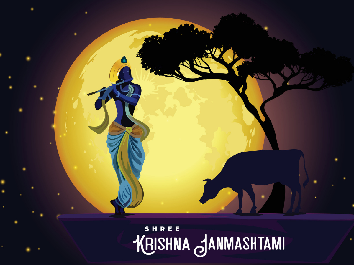 1200x900 Krishna Janmashtami 2019 Cards, Image, Wishes, Messages & Status, Desktop