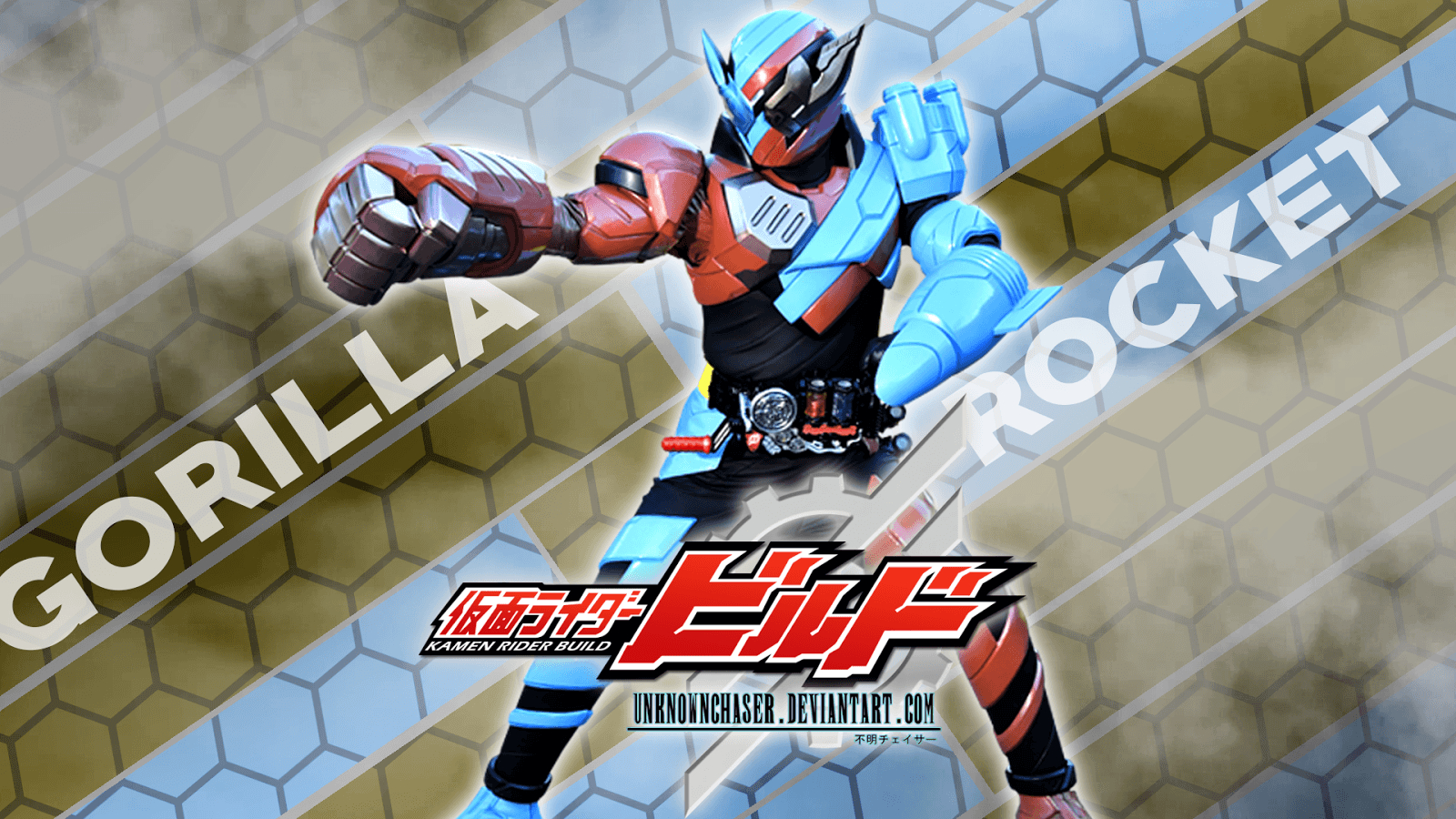 1600x900 Kamen Rider Build Gorilla Rocket, Desktop