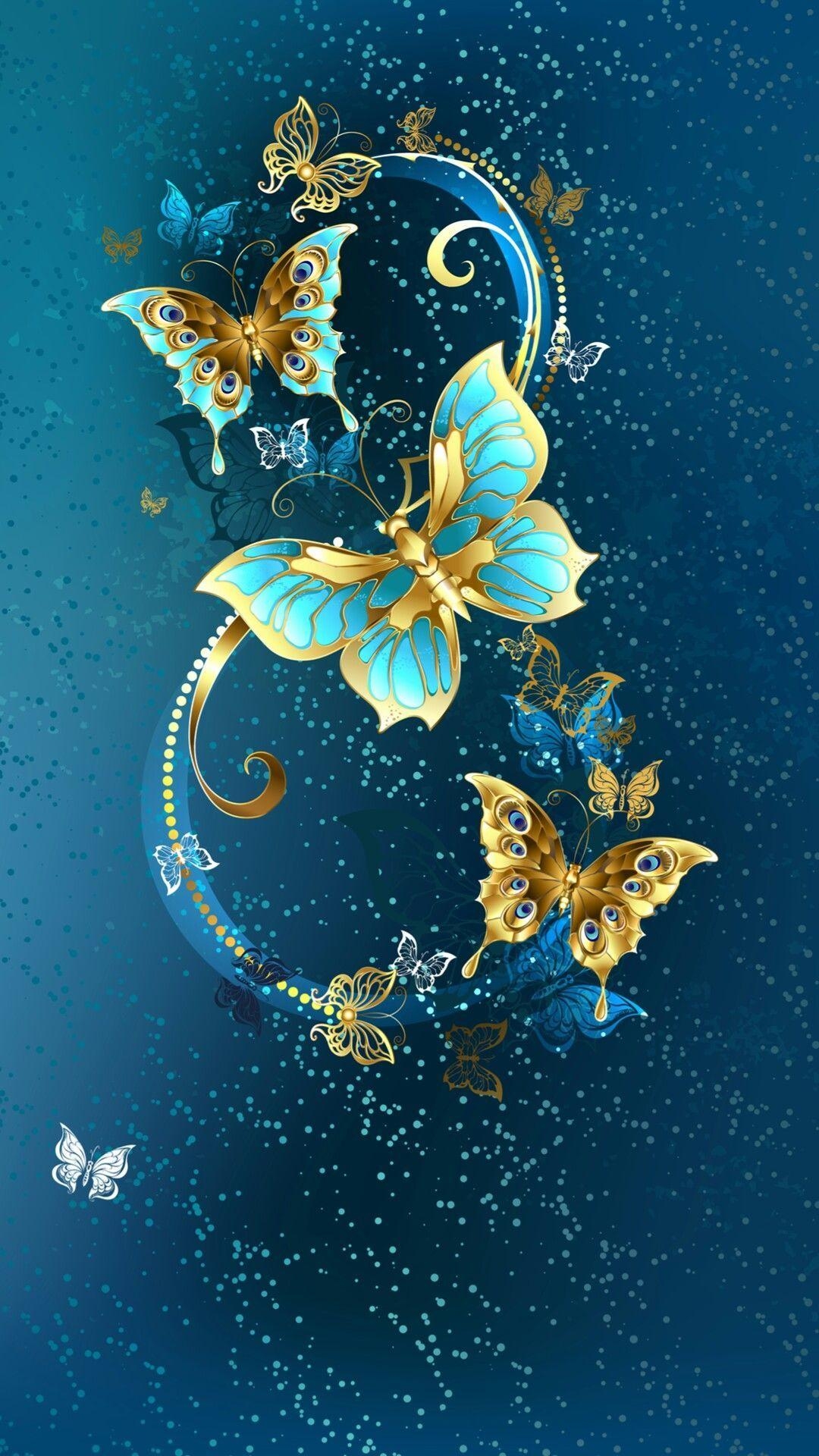 1080x1920 Butterfly Phone Wallpaper, Phone