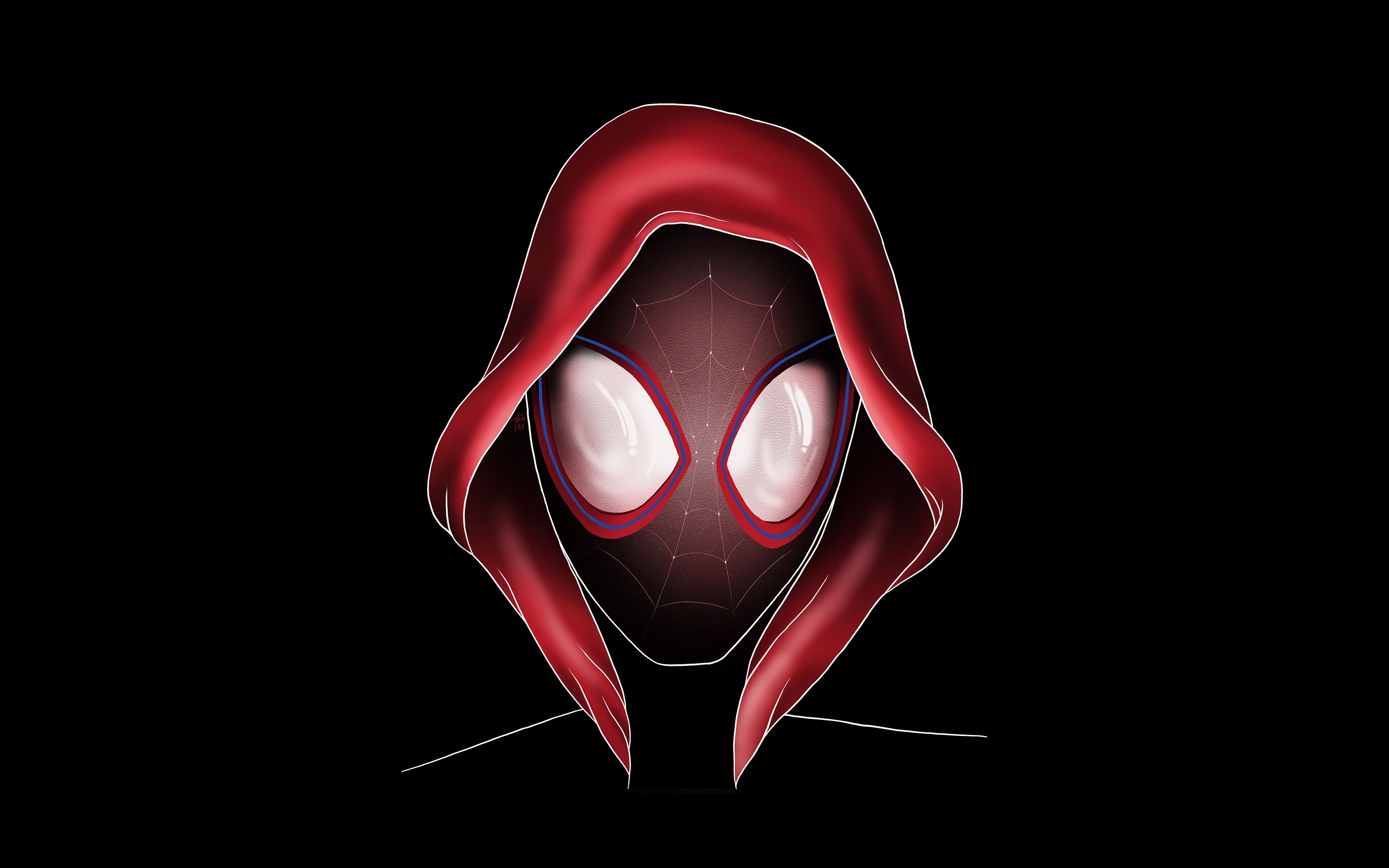 3840x2400 Download Minimal, Miles Morales, Spider Man Wallpaper, 3840x 4K Ultra HD 16: Widescreen, Desktop