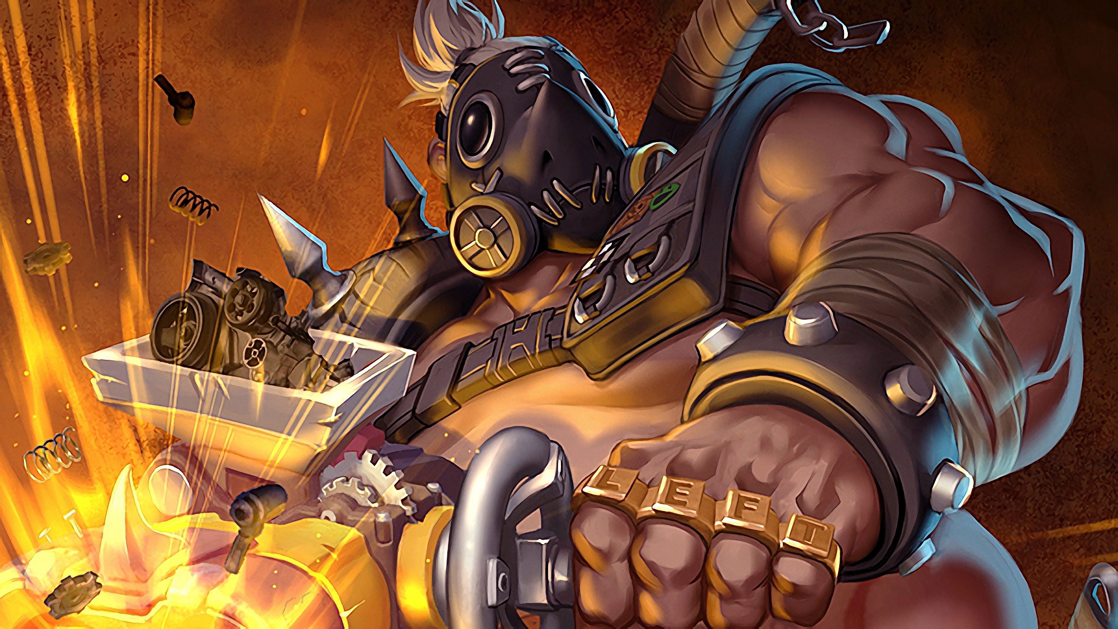 3840x2160 Roadhog 4K 8K HD Overwatch Wallpaper, Desktop