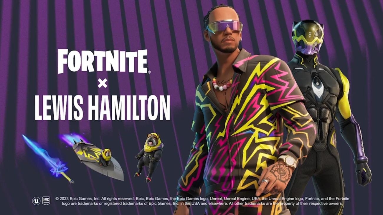 1300x740 Launch Day Lewis Hamilton Fortnite wallpaper, Desktop