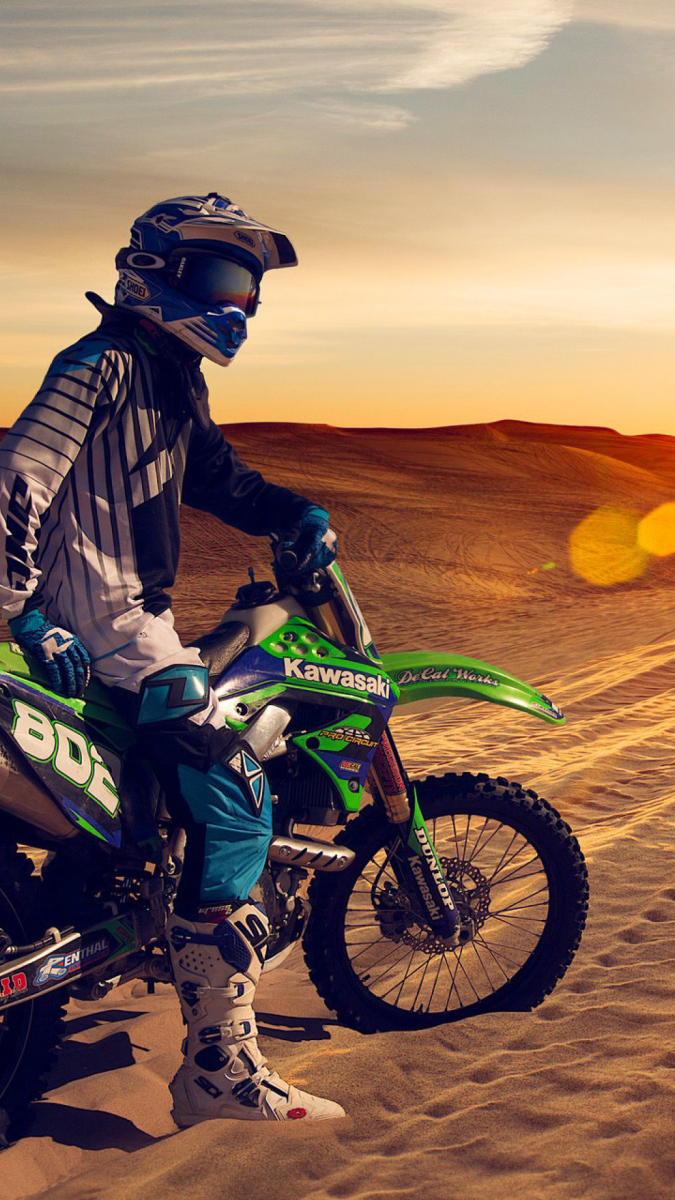 680x1200 Motocross Desert Wallpaper for iPhone Pro Max, X, 6, Phone