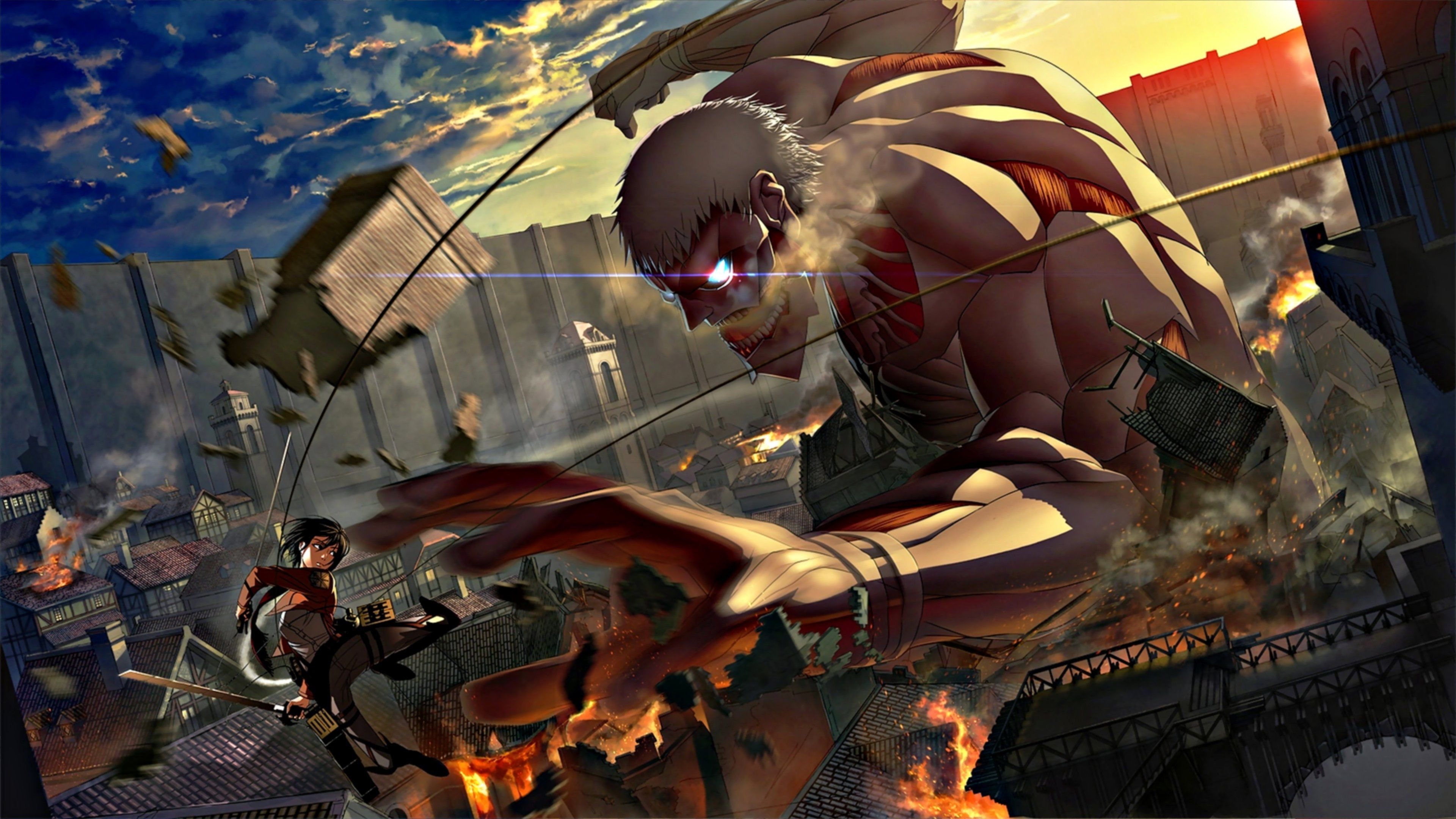 3840x2160 4K edit Armored Titan wallpaper, Desktop